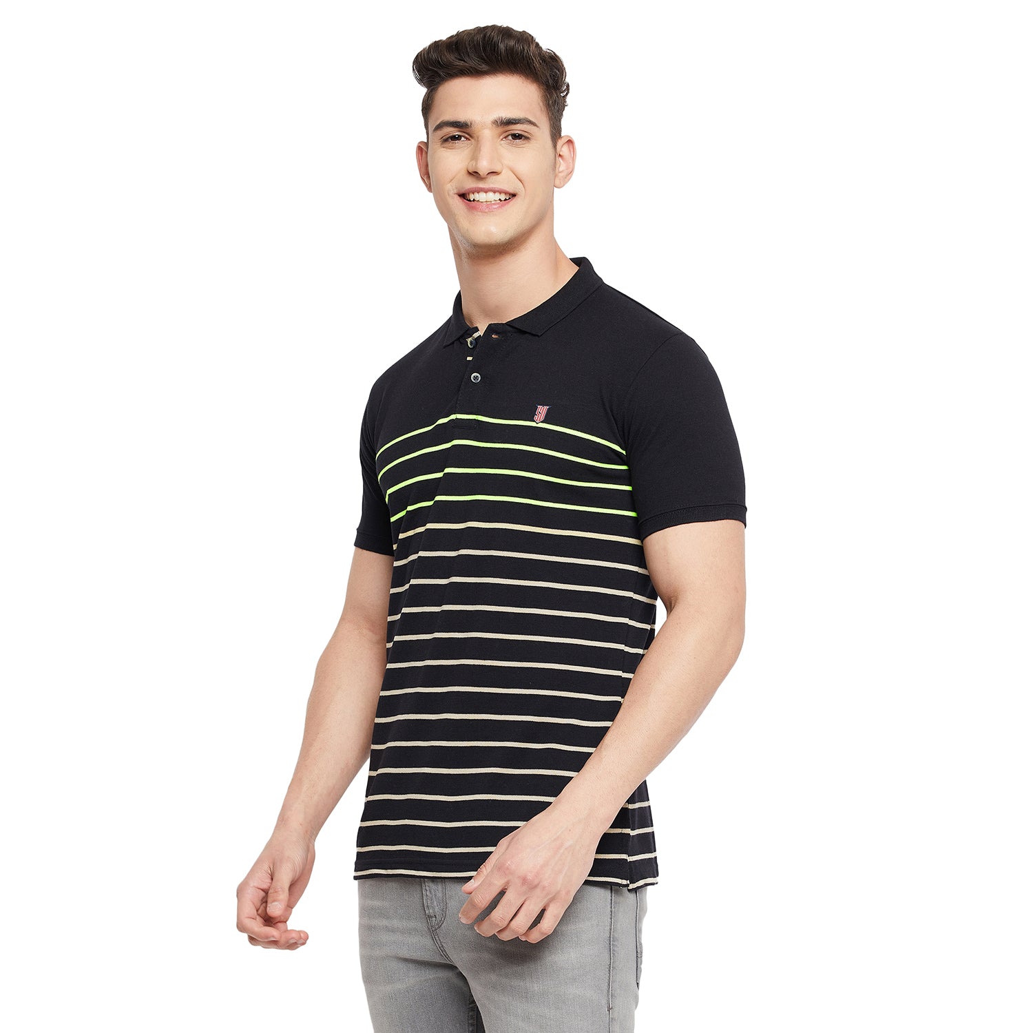 Duke Stardust Men Half Sleeve Cotton T-Shirt (LF5296)