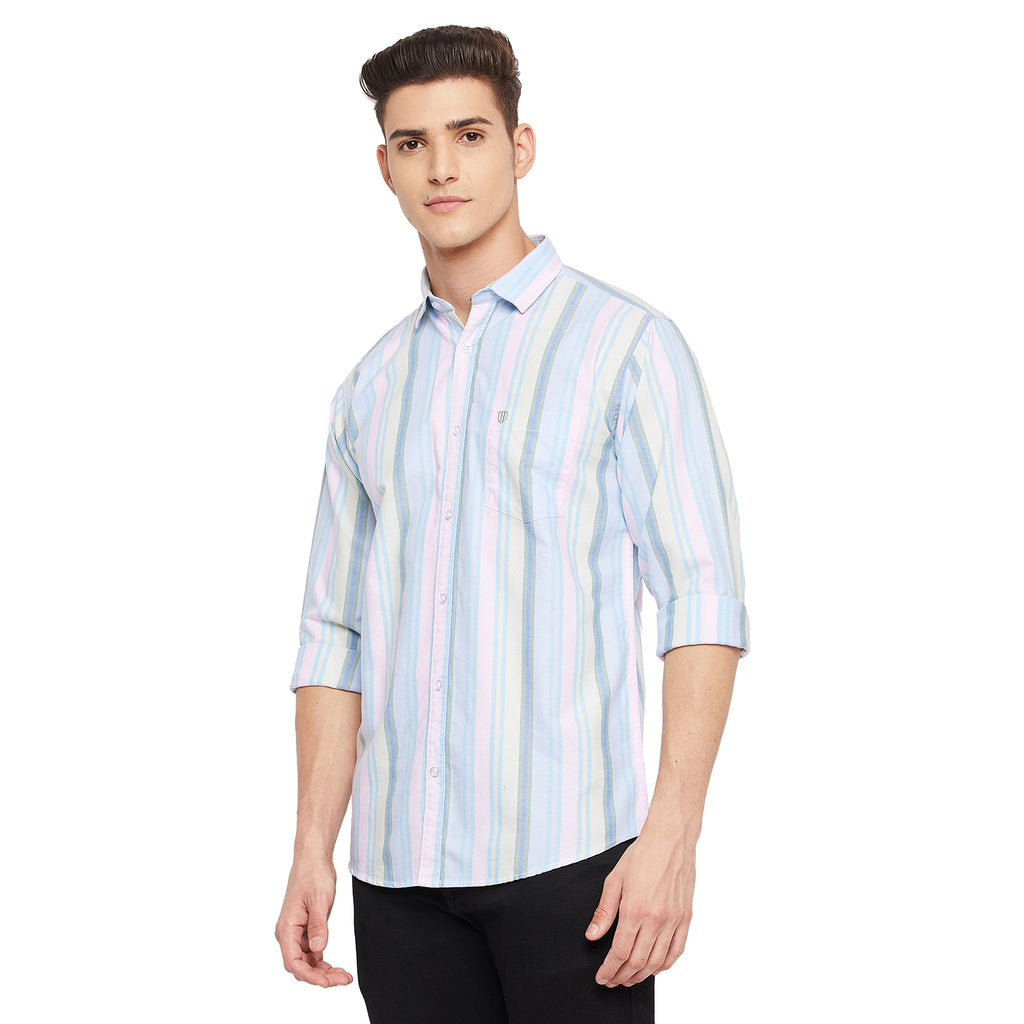 Duke Stardust Men Full Sleeve Cotton Shirt (SDO5STB)