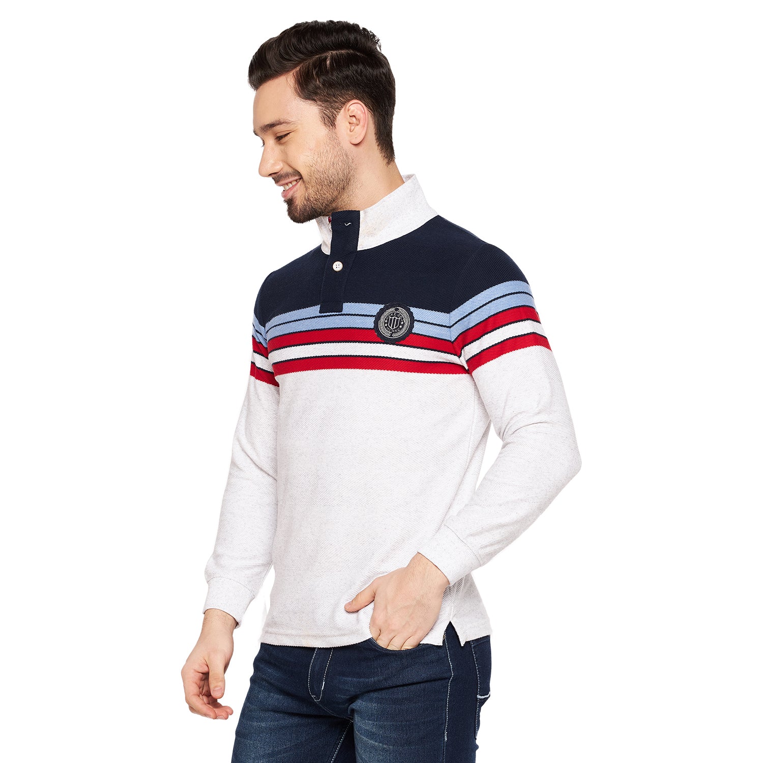 Duke Stardust Men Full Sleeve Cotton T-shirt (LF3954)