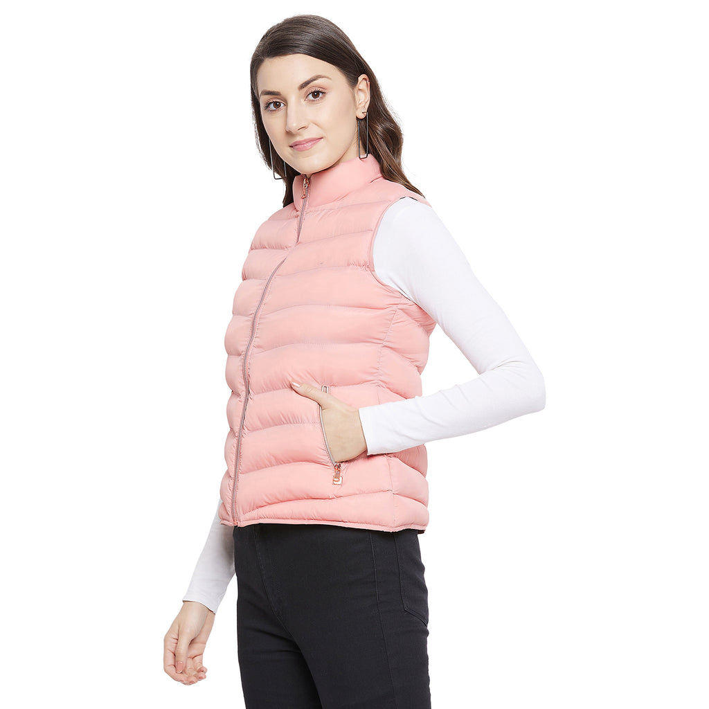 Duke Urban Women Sleeveless Puffer Jacket (SDZ6742)