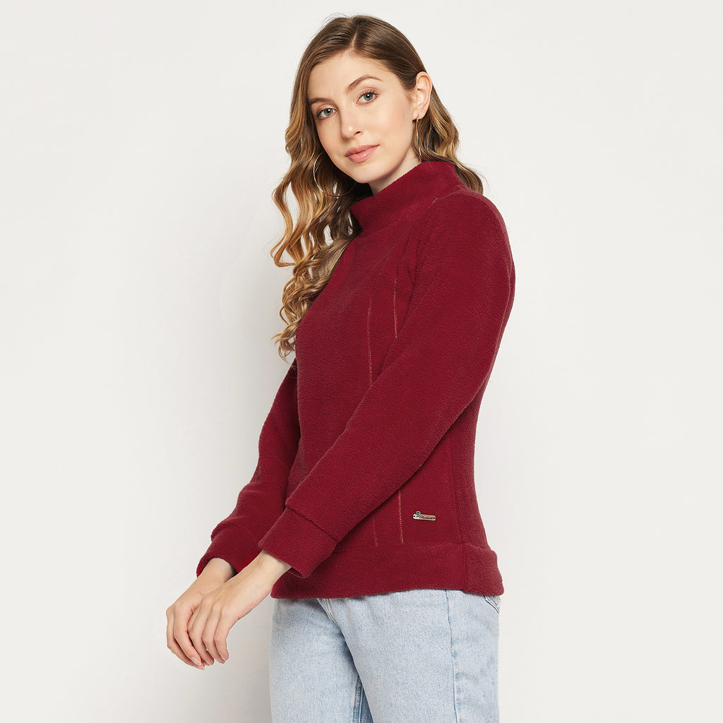 Duke Stardust Women High Neck Sweatshirt (LFX803)