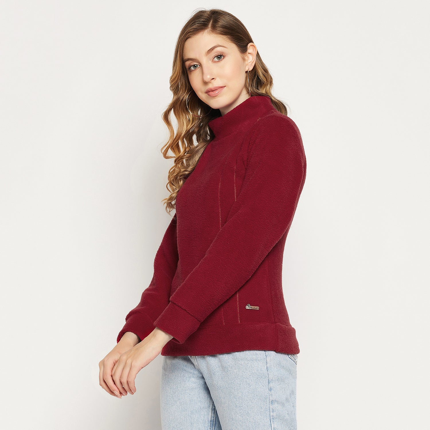 Duke Stardust Women High Neck Sweatshirt (LFX803)