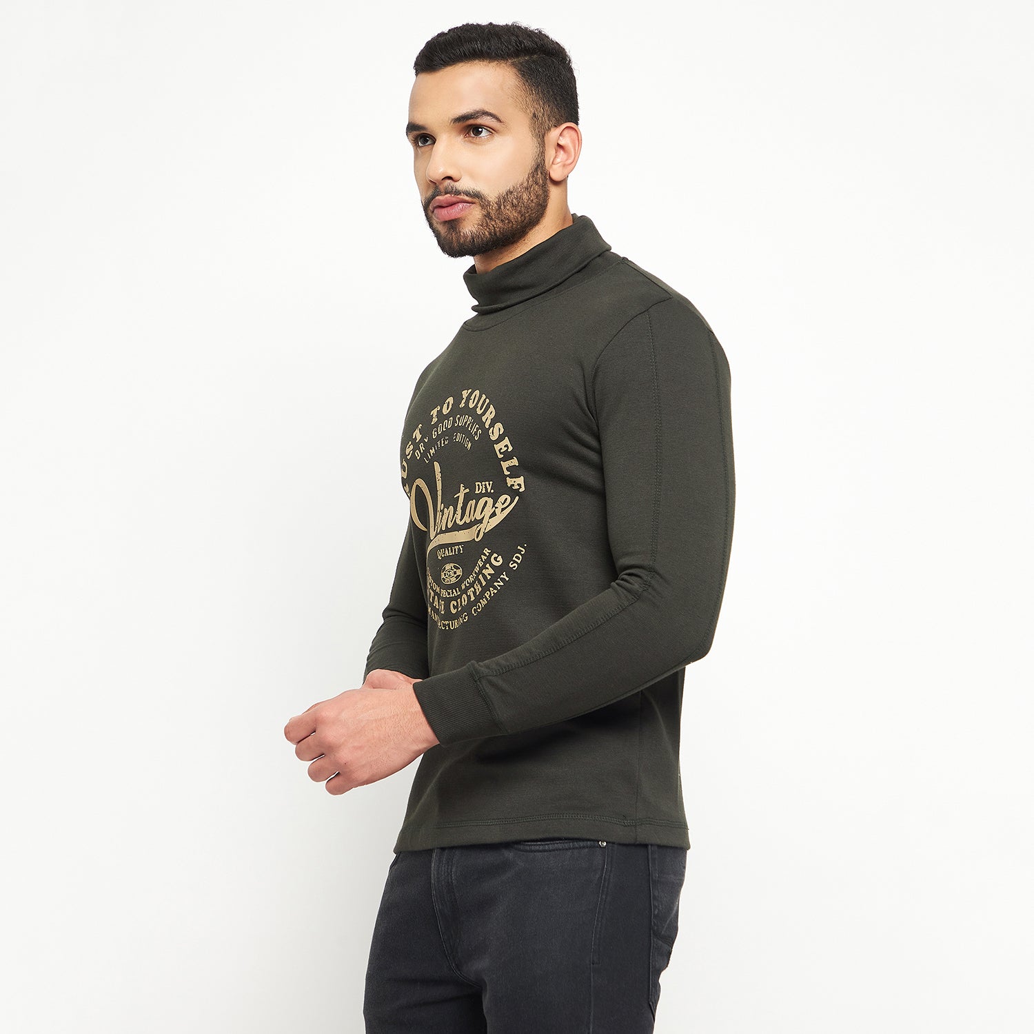 Duke Stardust Men Full Sleeve Cotton T-shirt (LF3966)