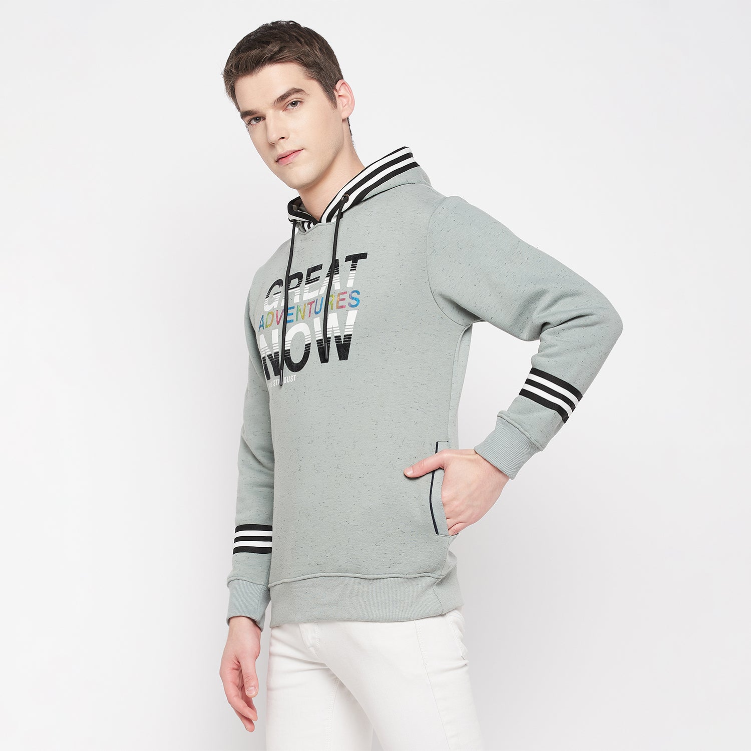 Duke Urban Men Hooded Neck Sweatshirt (LF6185)
