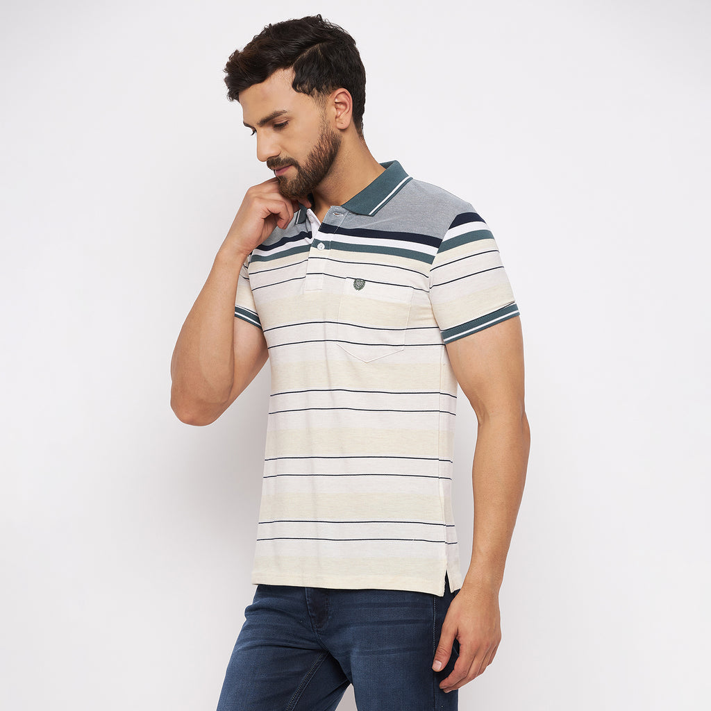 Duke Stardust Men Half Sleeve Cotton T-shirt (LF5381)