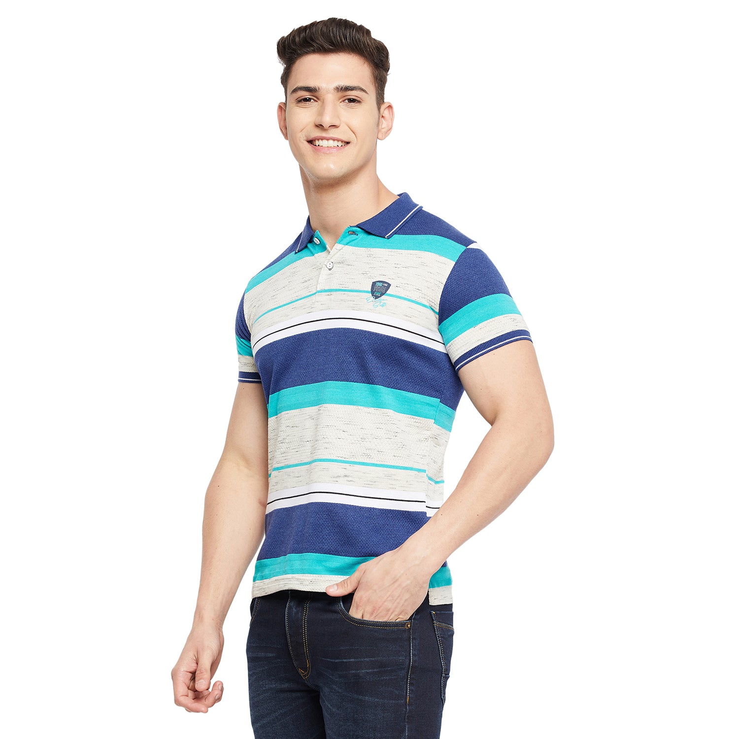 Duke Stardust Men Half Sleeve Cotton T-Shirt (LF4658)