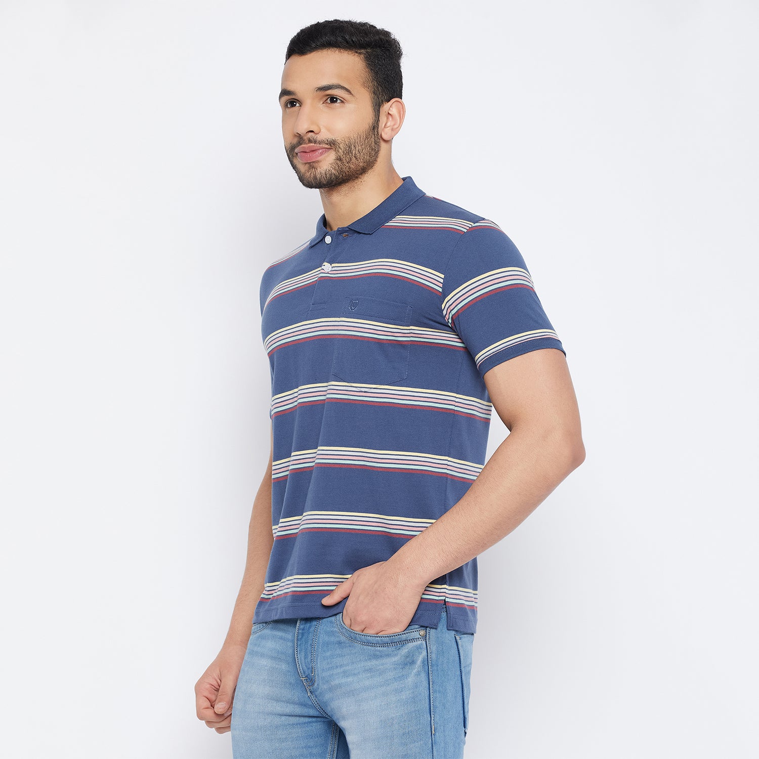 Duke Stardust Men Half Sleeve Cotton T-shirt (LF5805)