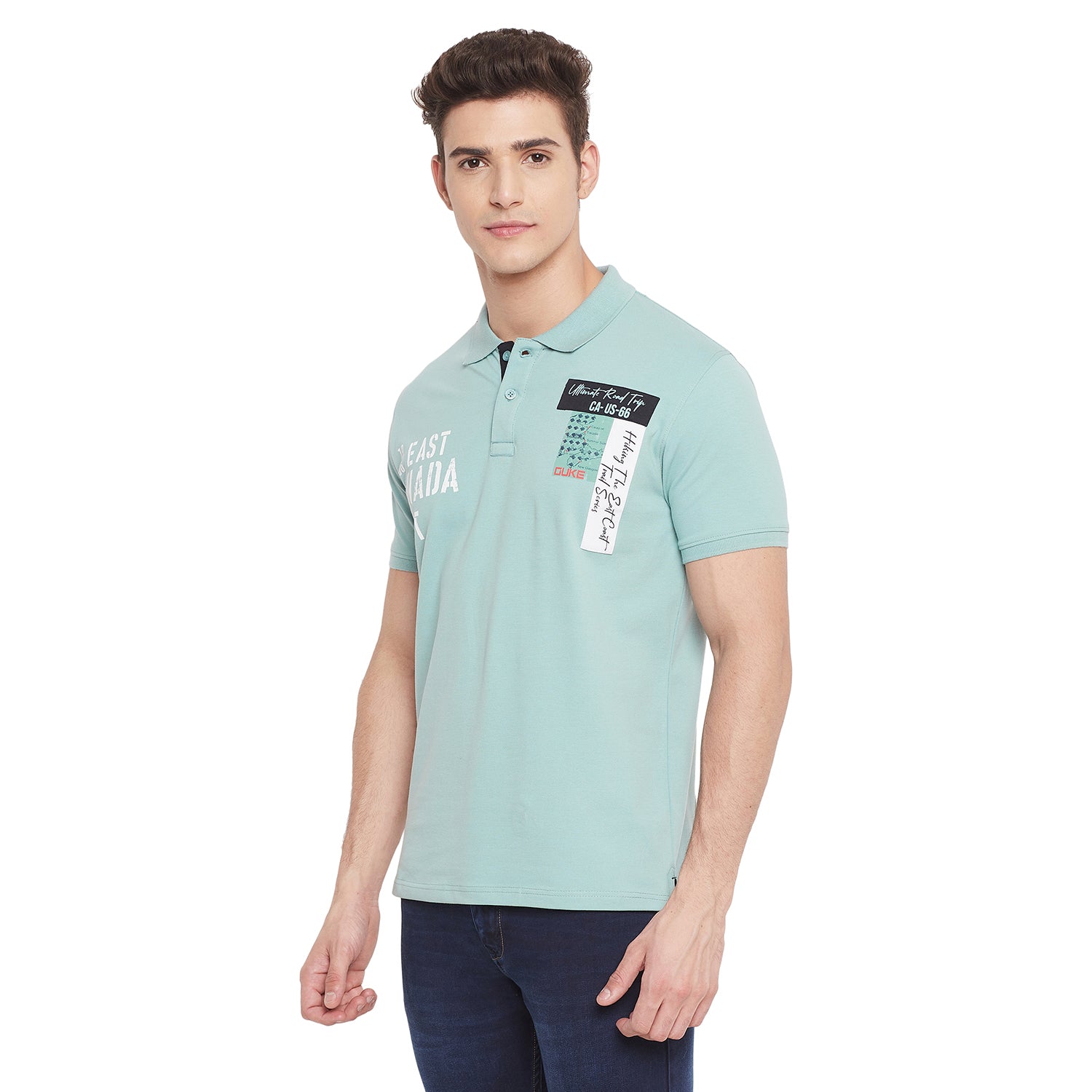 Duke Stardust Men Half Sleeve Cotton T-shirt (LF5256)