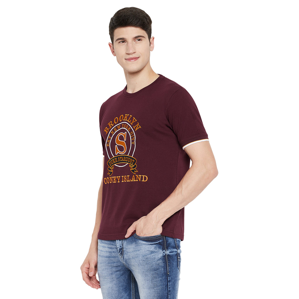 Duke Stardust Men Half Sleeve Cotton T-shirt (LF5240)