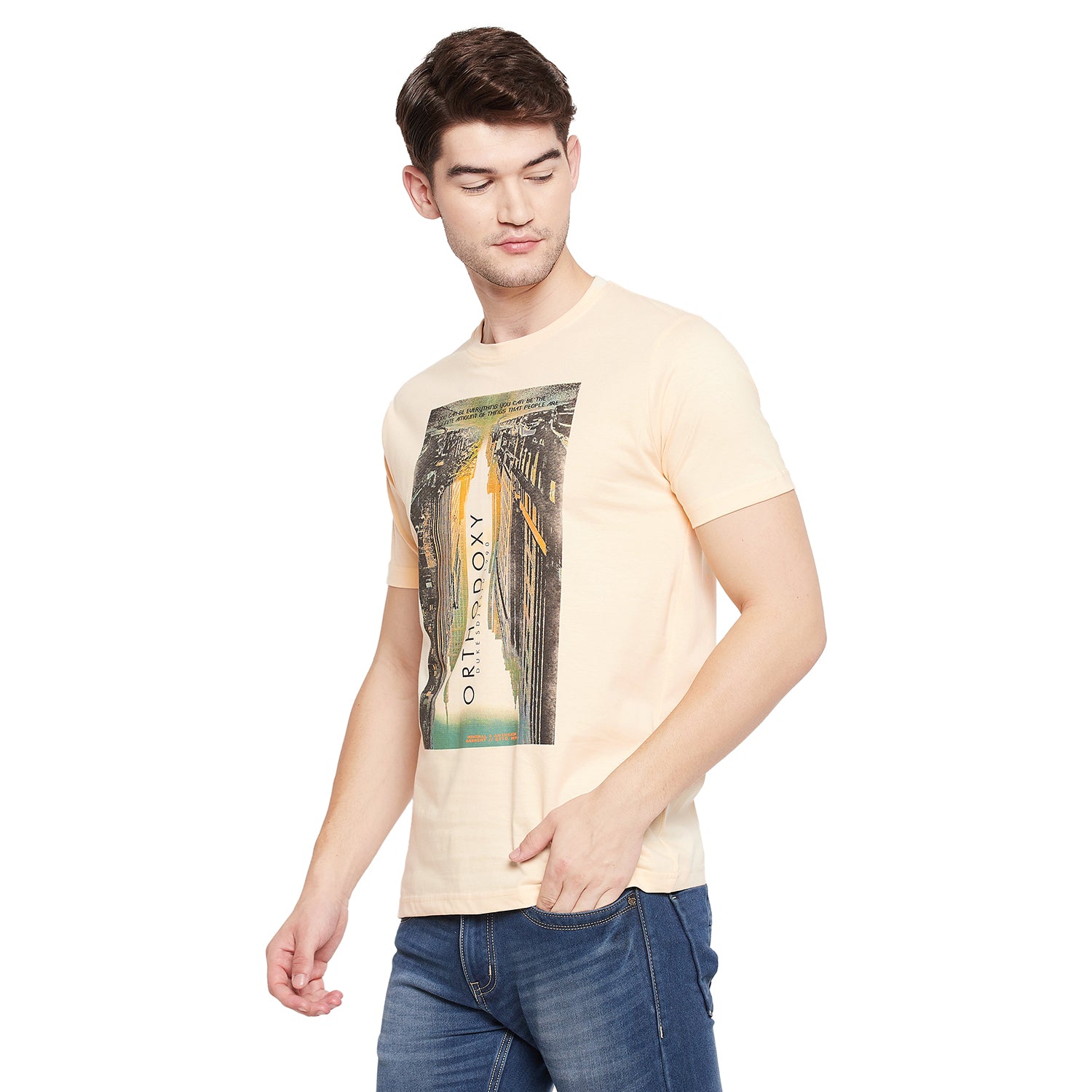 Duke Stardust Men Half Sleeve Cotton T-shirt (LF5335)
