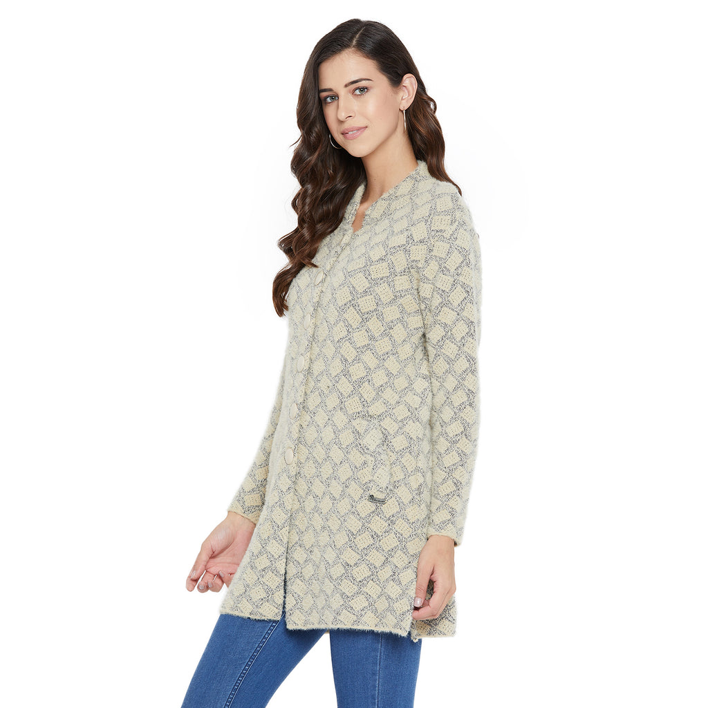 Duke Urban Women Full Sleeve Long Cardigan (SDS971)