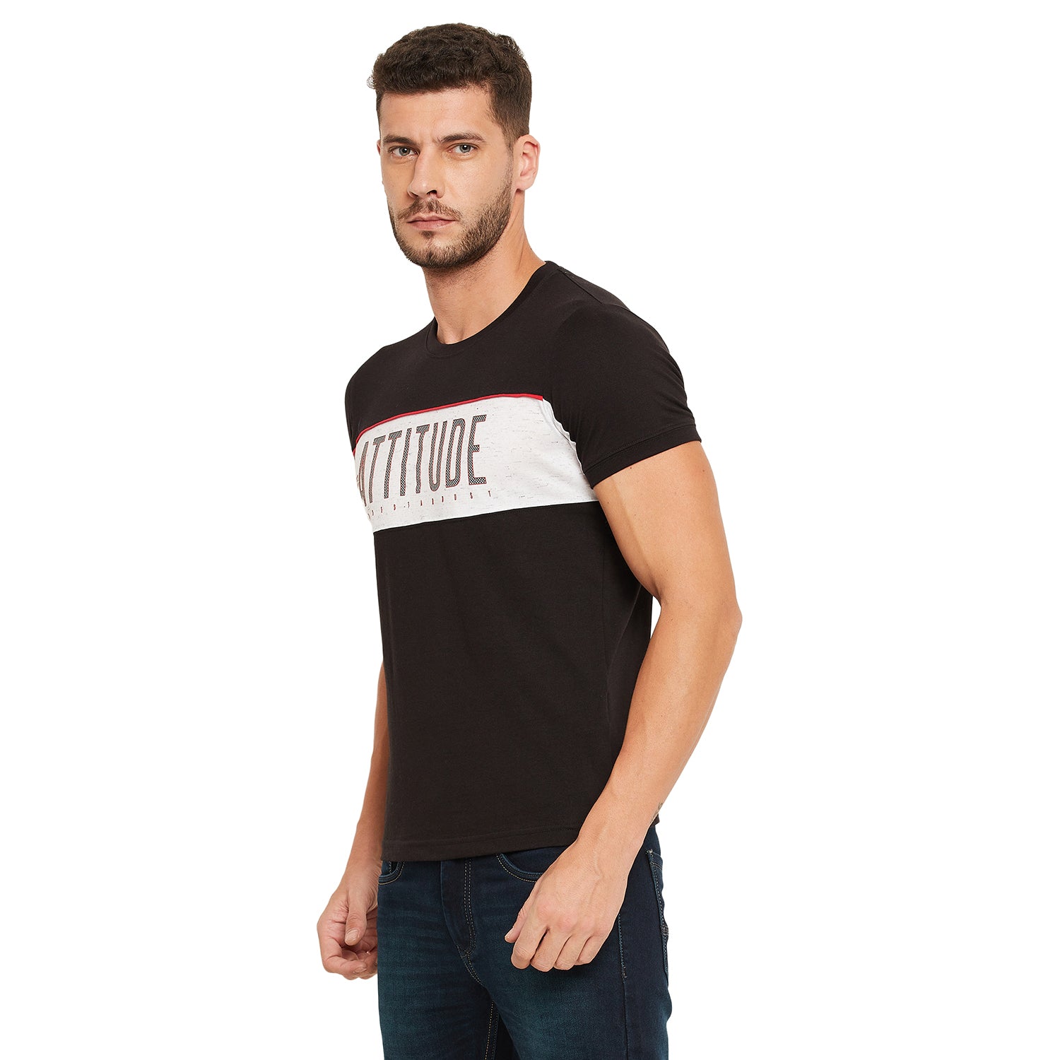 Duke Urban Men Half Sleeve Cotton T-shirt (LF5496)