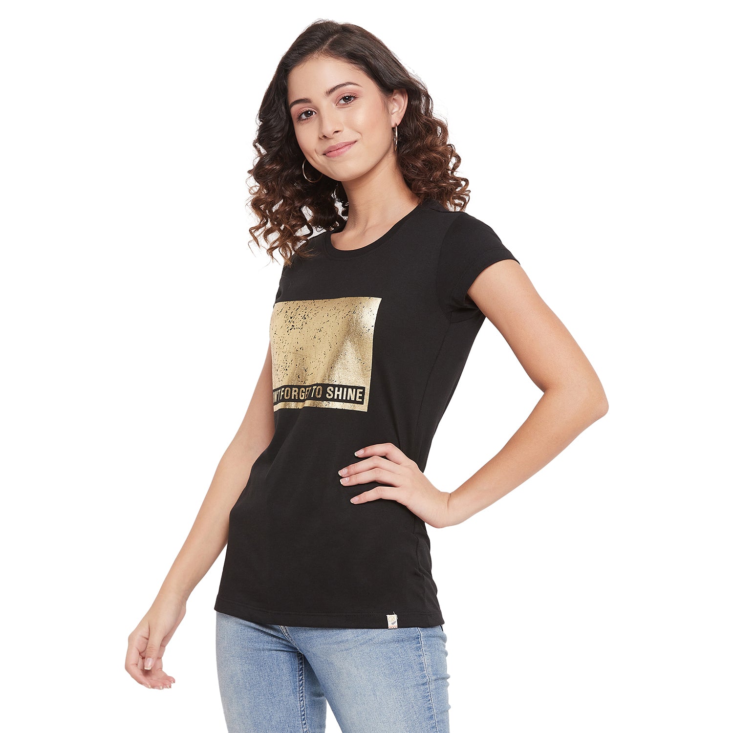 Duke Stardust Round Neck Lady Top (LFX121)