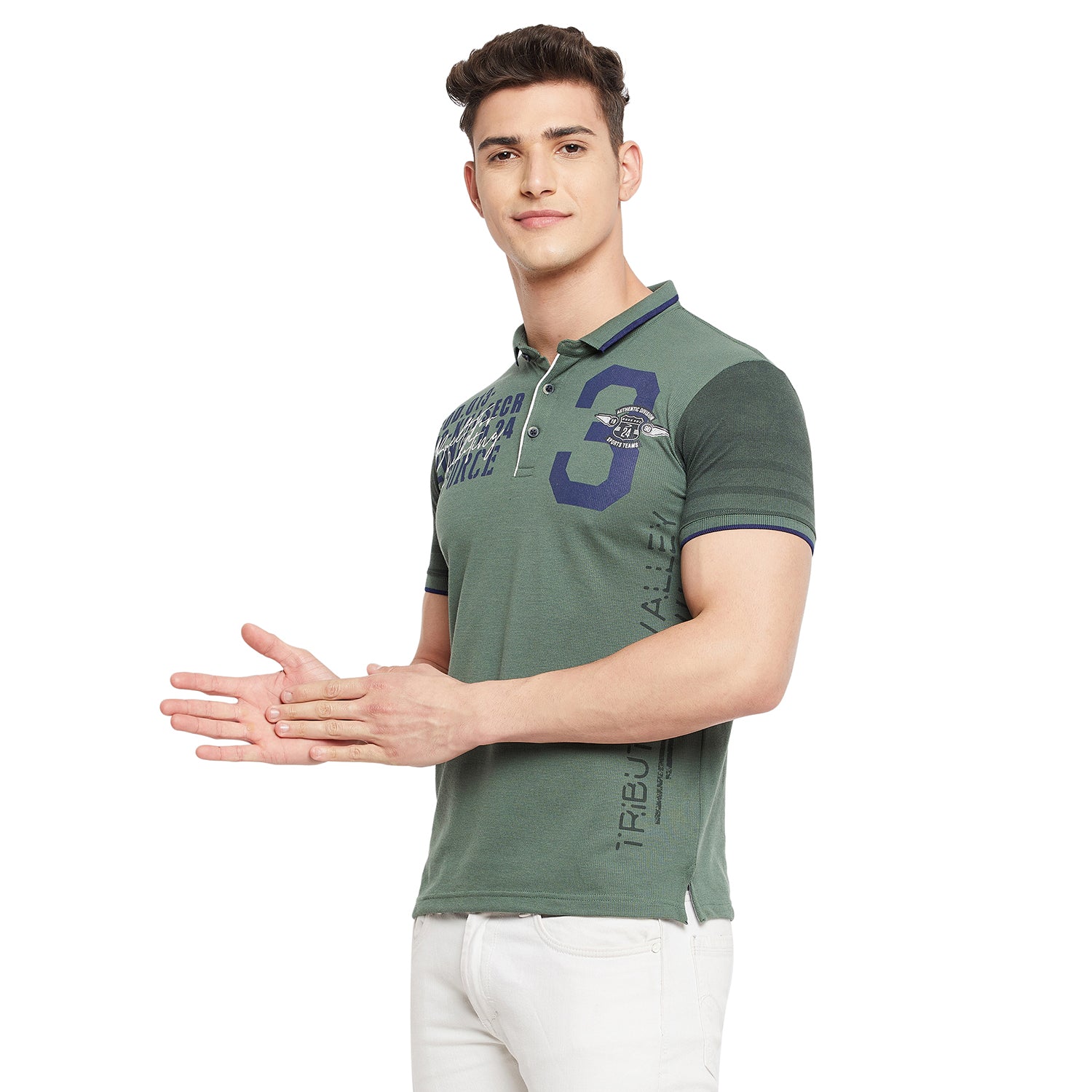 Duke Stardust Men Half Sleeve Cotton T-Shirt (LF5410)