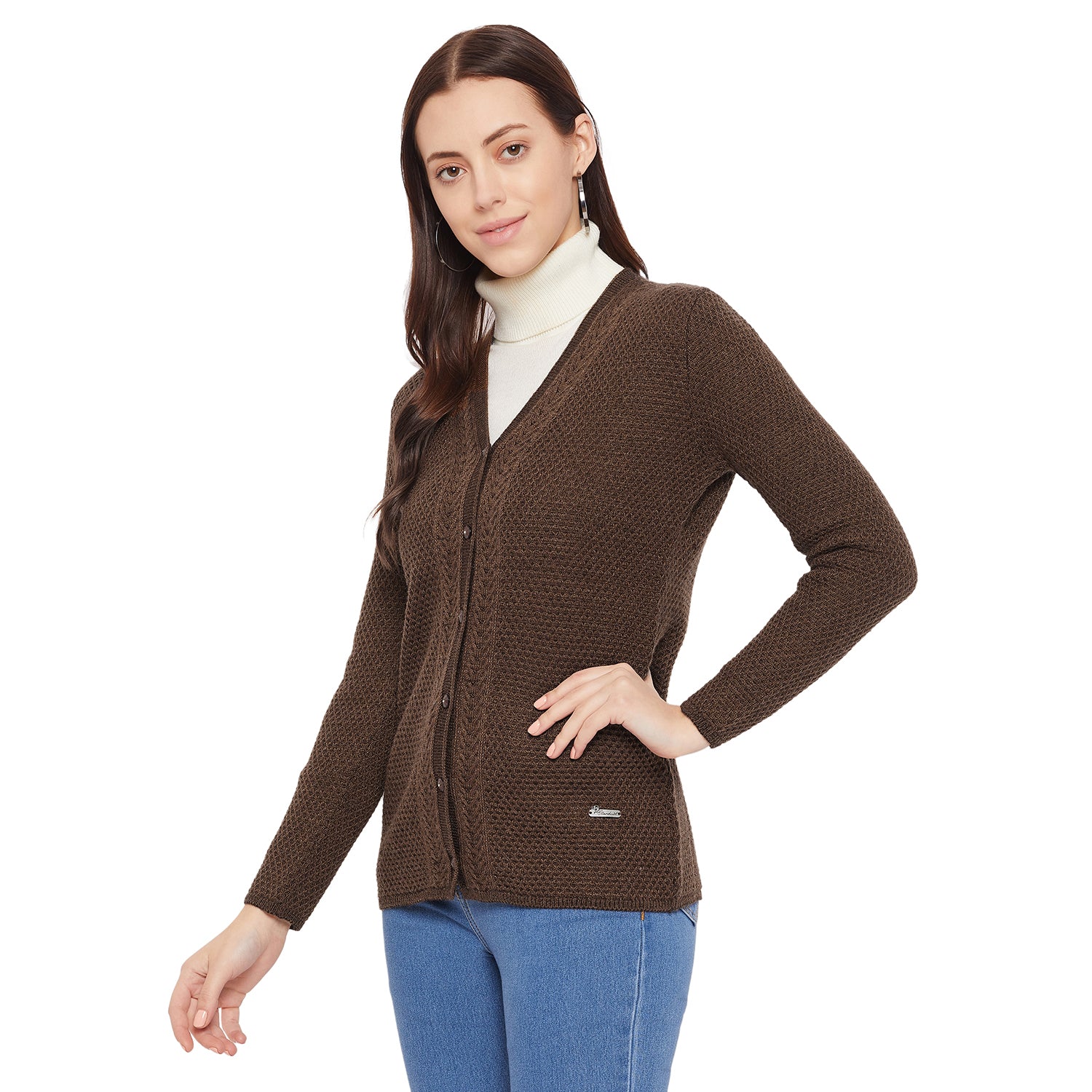 Duke Stardust Women Full Sleeve Cardigan (SDS9595)
