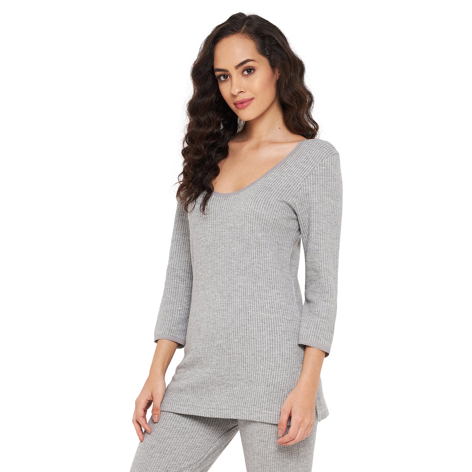 Duke Stardust Women Scoop Neck Thermal (D11GR)