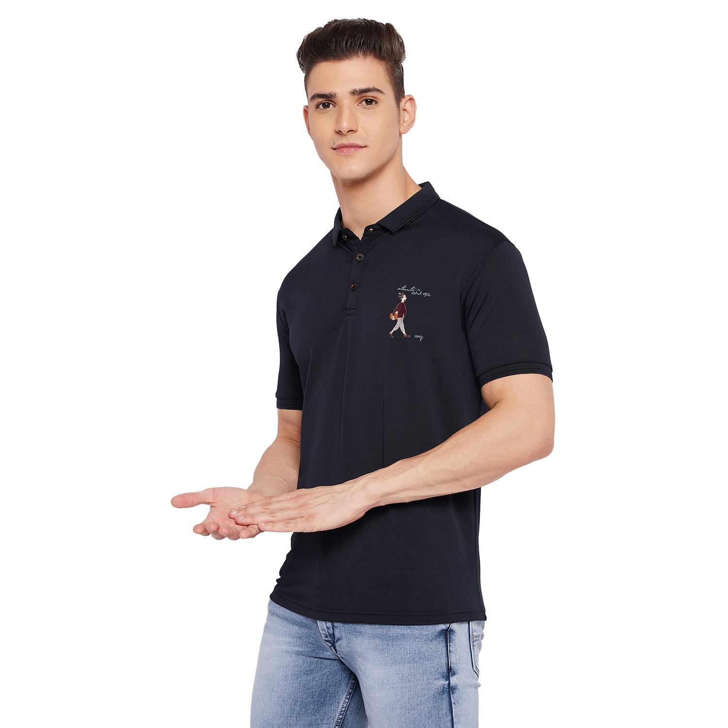 Duke Stardust Men Half Sleeve Cotton T-shirt (LF5040)