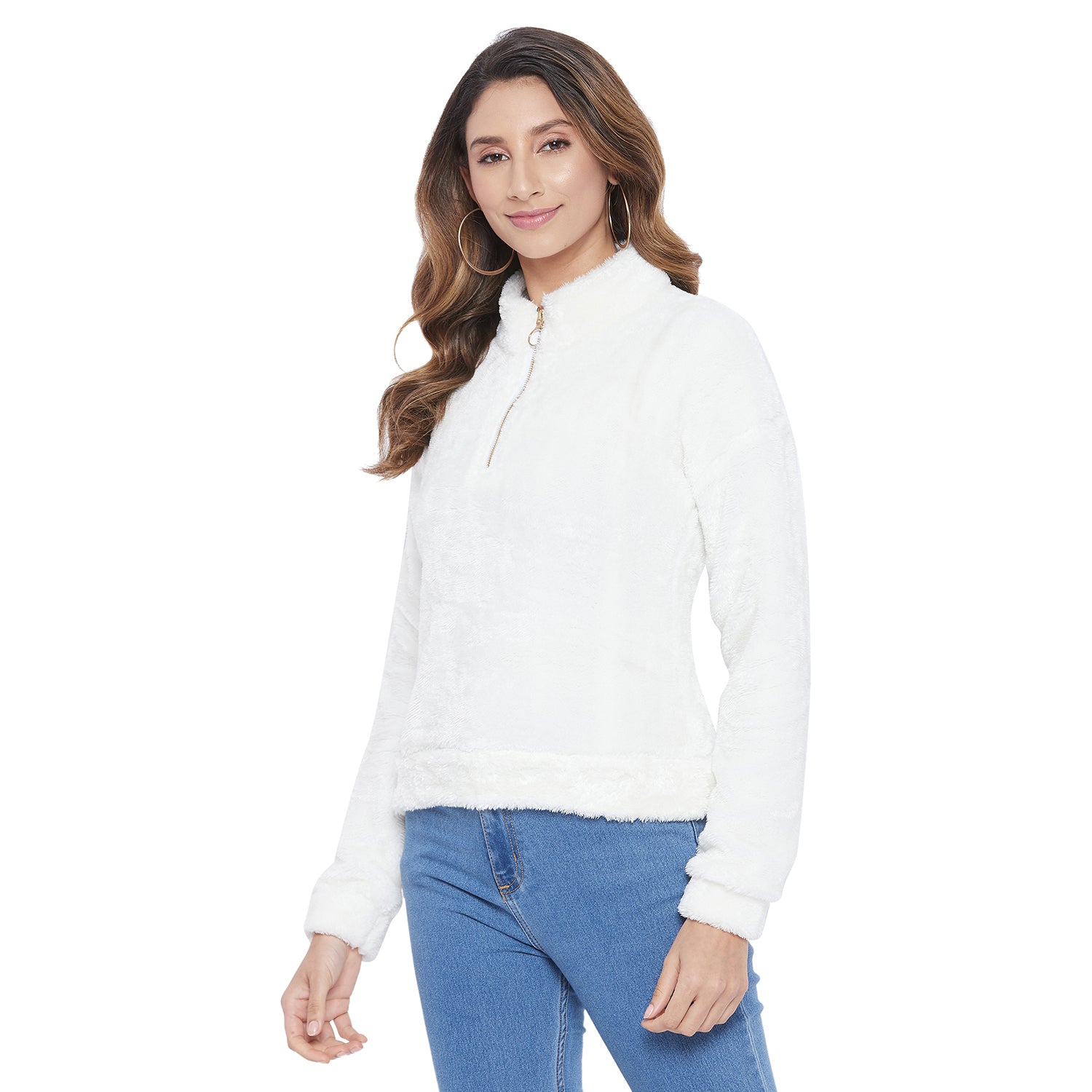 Duke Urban Women Half Zip Sweatshirt (LFX761)