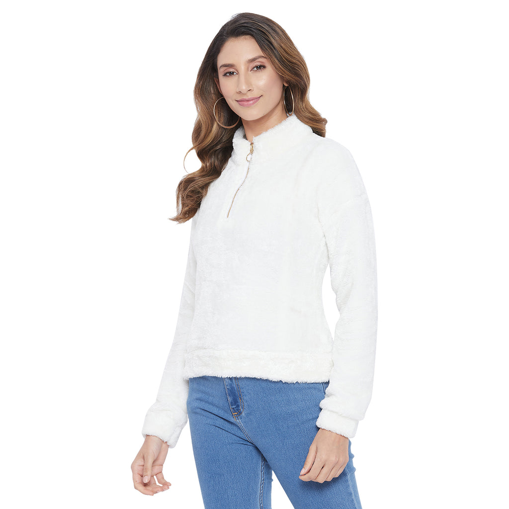 Duke Stardust Women Half Zip Sweatshirt (LFX761)