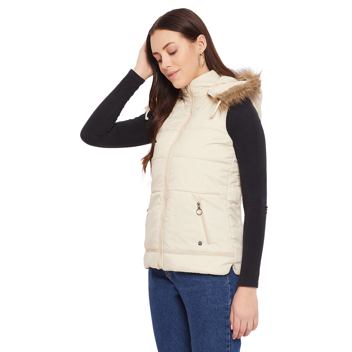 Duke Urban Women Sleeveless Jacket (SDZ6720)