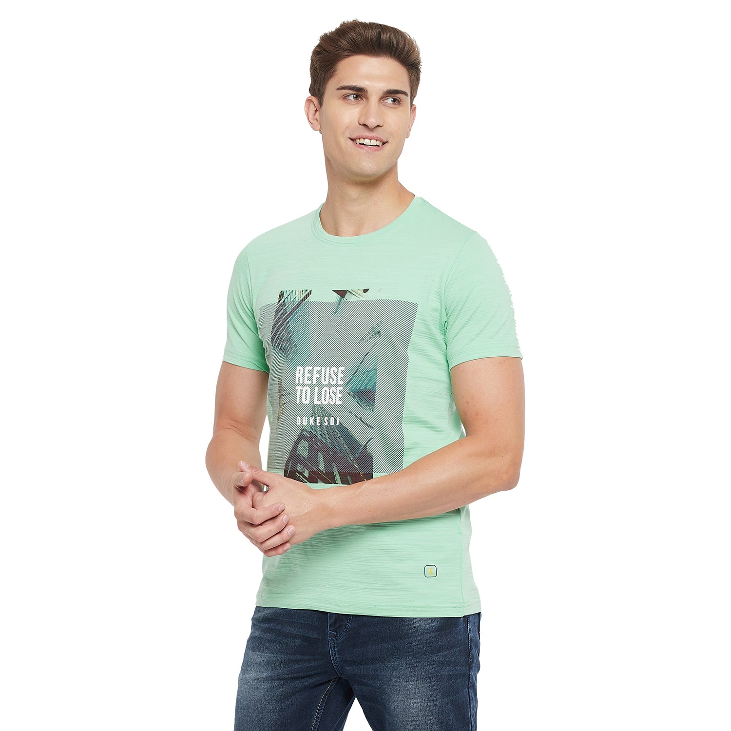Duke Stardust Men Half Sleeve Cotton T-shirt (LF5214)