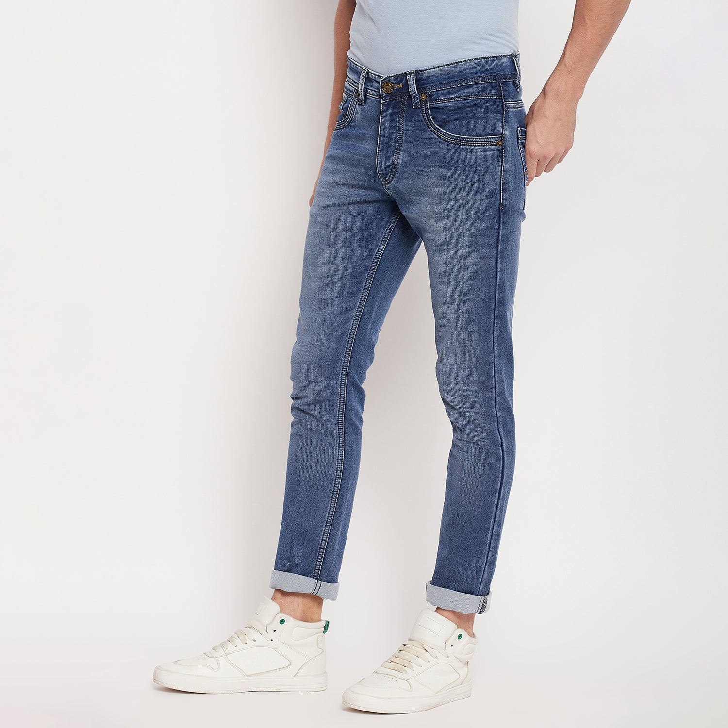 Duke Stardust Men Slim Fit Stretchable Jeans (SDD5339)