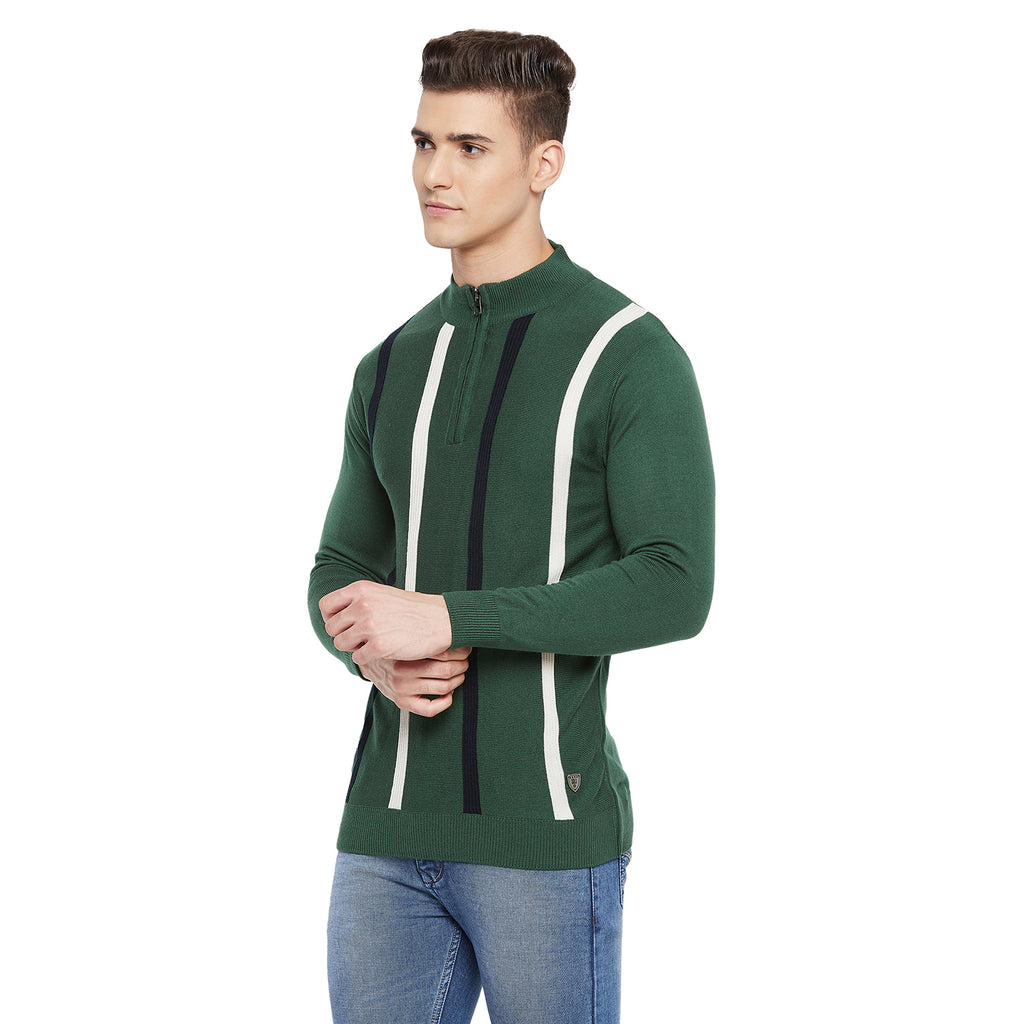 Duke Stardust Men Full Sleeve Zipper Sweater (WSDS689)