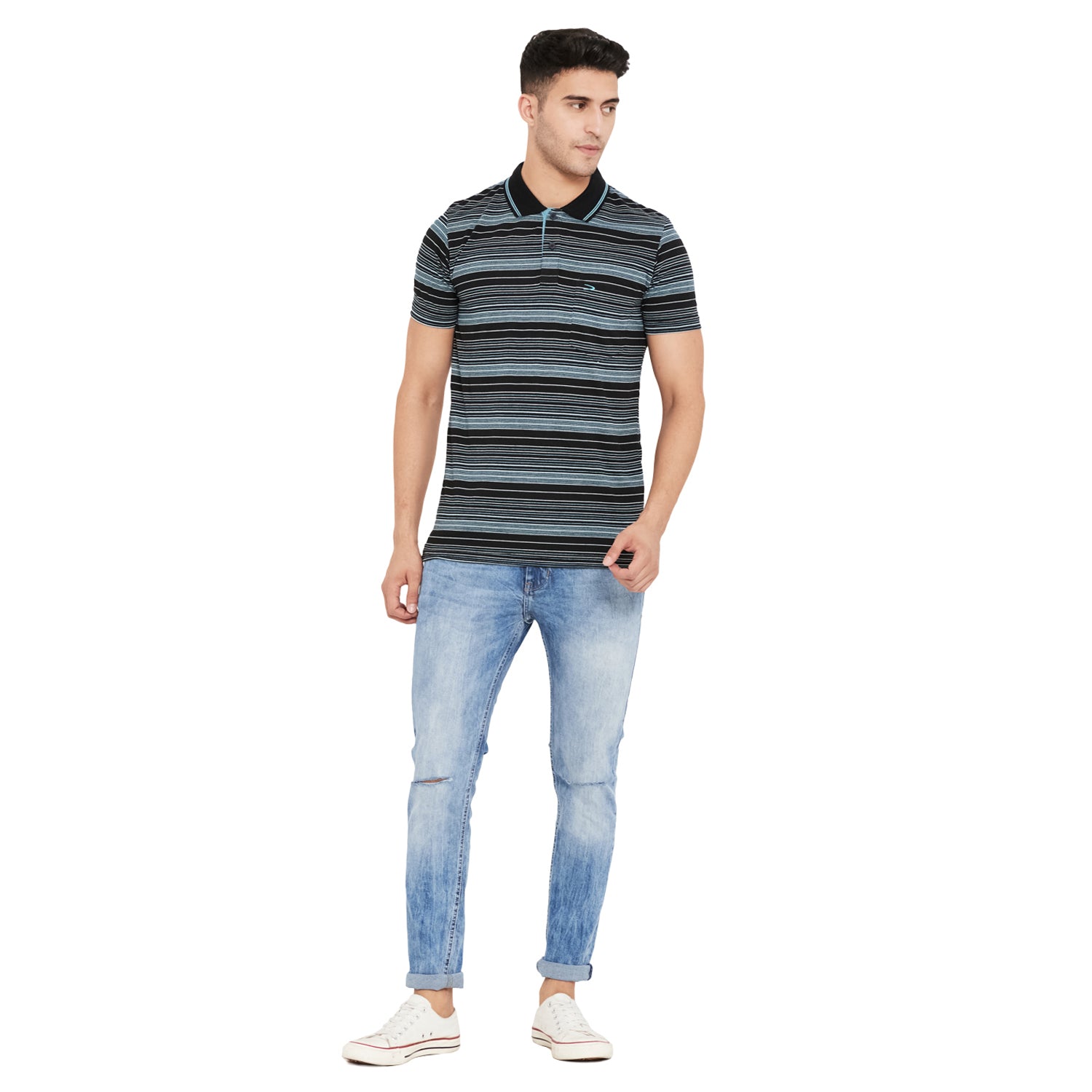 Duke Stardust Men Half Sleeve Cotton T-shirt (LQ4474)