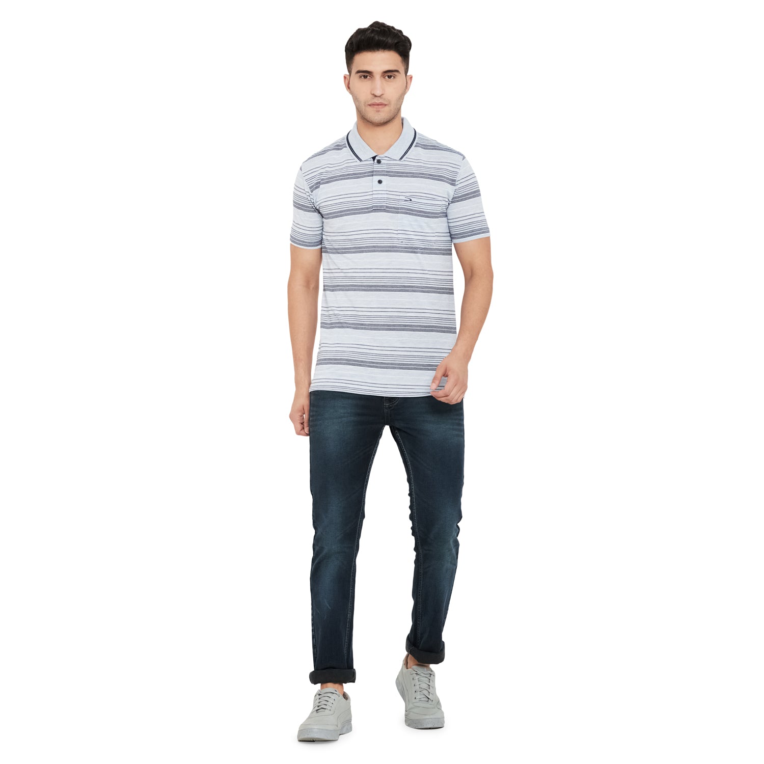 Duke Stardust Men Half Sleeve Cotton T-shirt (LQ4474)