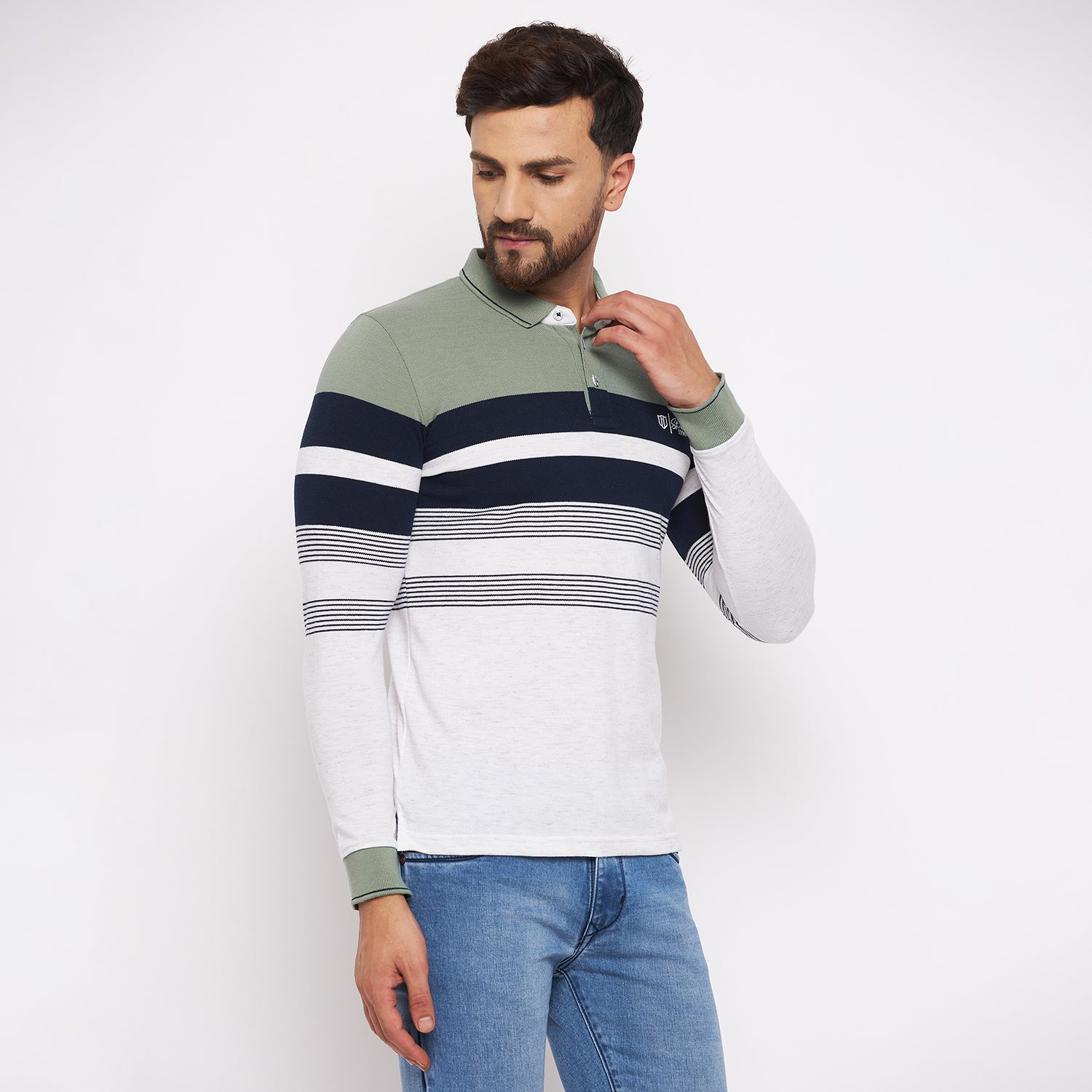 Duke Stardust Men Full Sleeve Cotton T-shirt (LF3963)
