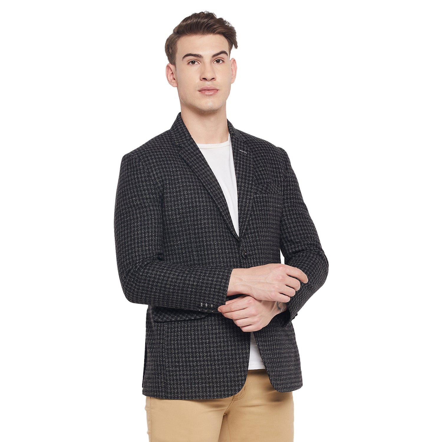 Duke Urban Men Full Sleeve Lapel Neck Coat (SDZ934)
