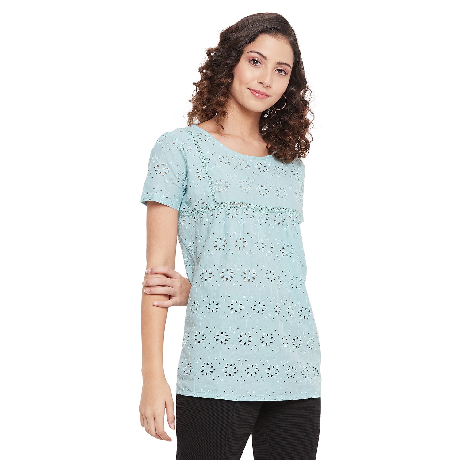 Duke Stardust Round Neck Lady Top (SDX3233)