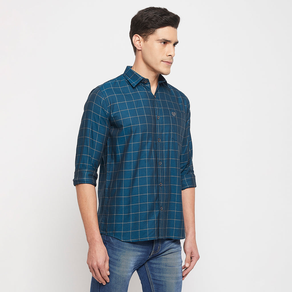Duke Stardust Men Full Sleeve Cotton Shirt (SDO6CKL)