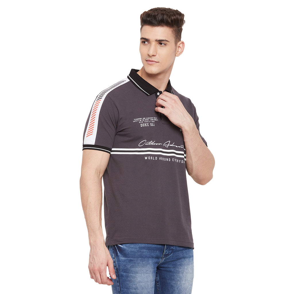 Duke Stardust Men Half Sleeve Cotton T-shirt (LF5258)