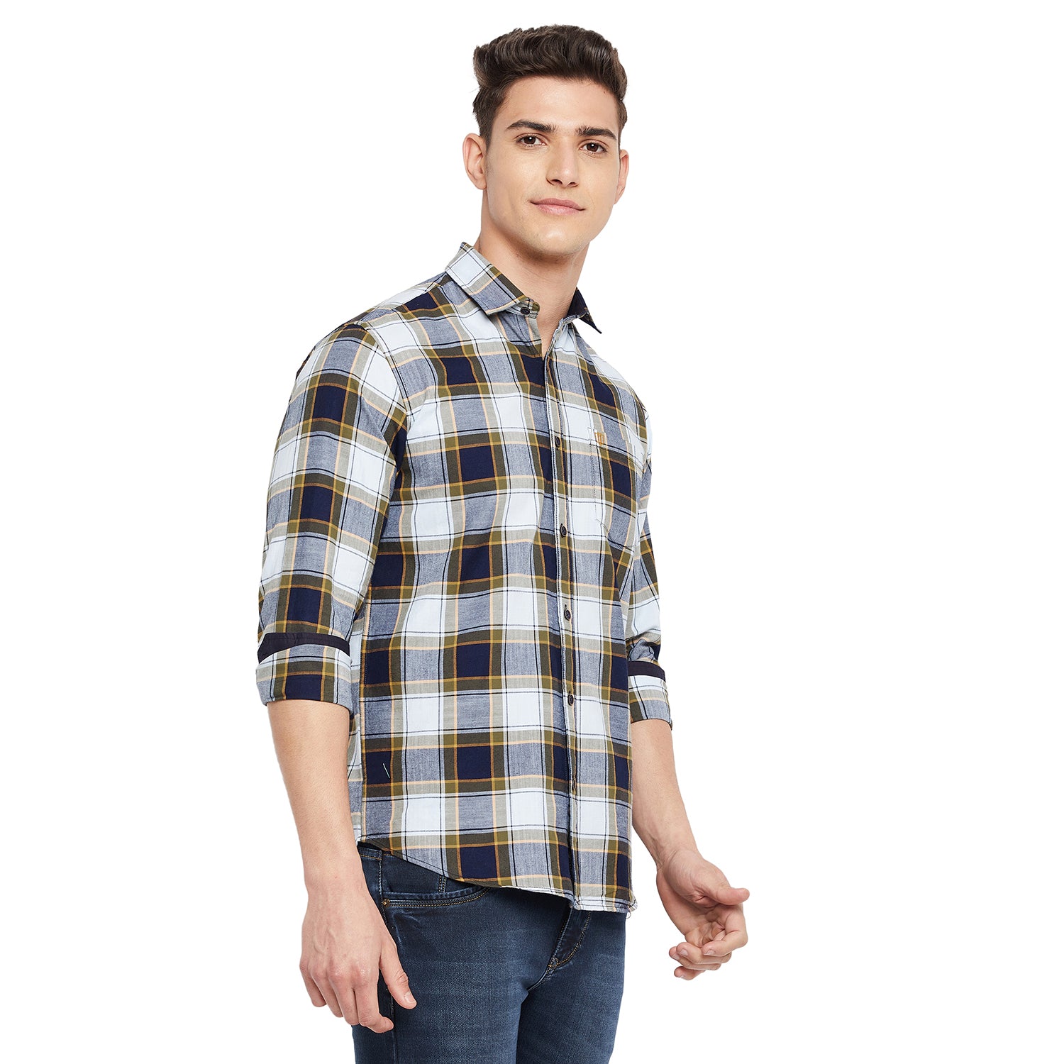 Duke Urban Men Full Sleeve  Cotton Shirt (SDO5CKI)