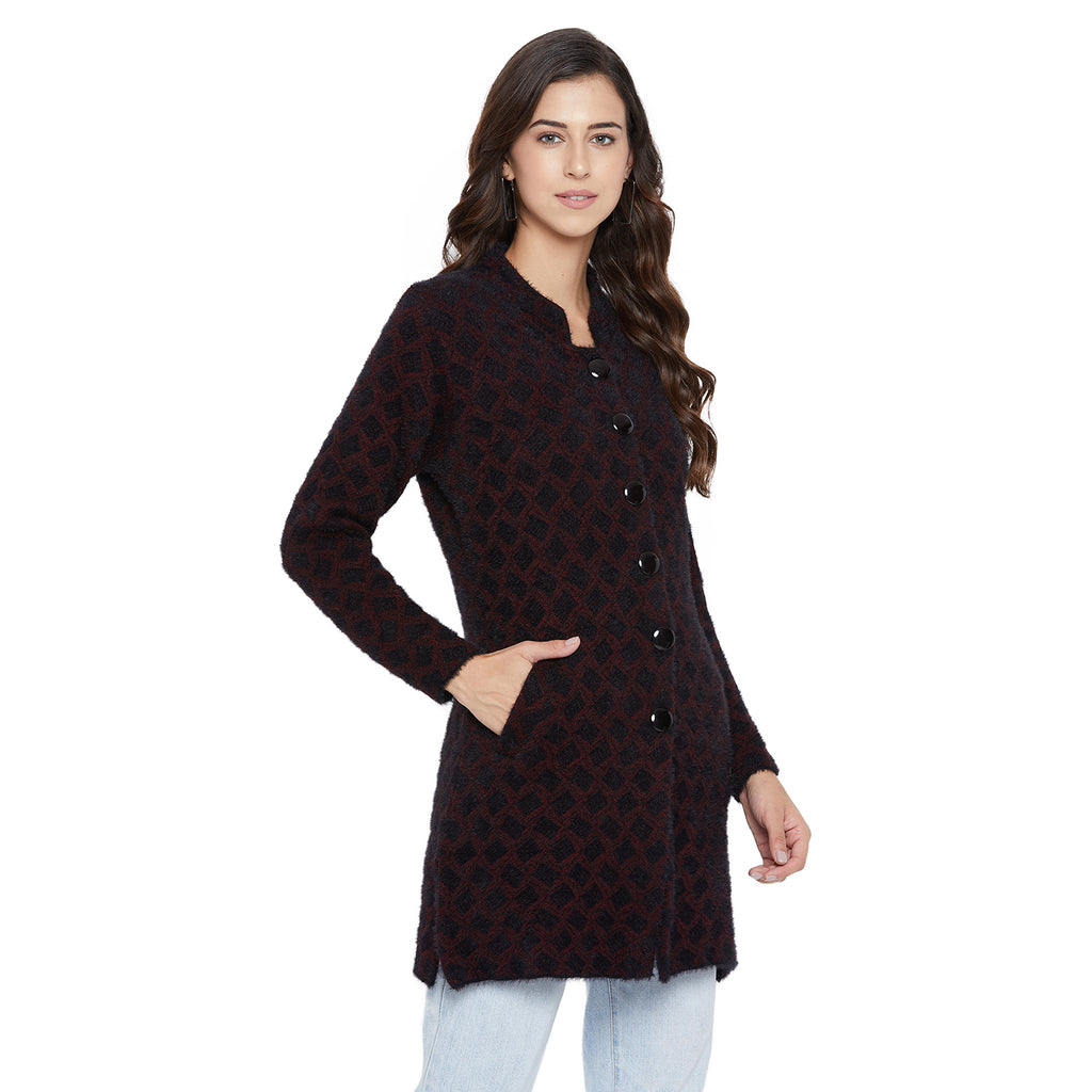 Duke Urban Women Full Sleeve Long Cardigan (SDS971)
