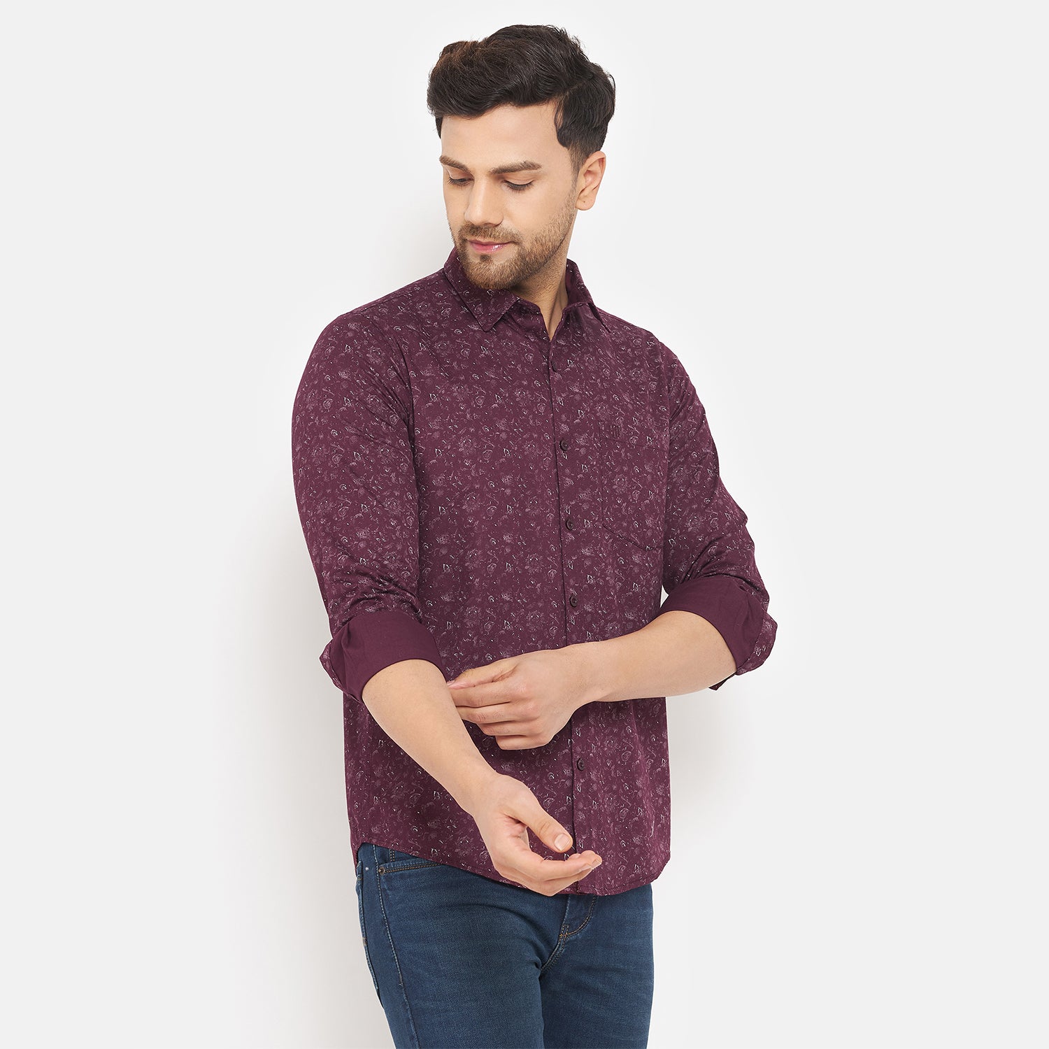 Duke Urban Men Full Sleeve Cotton Shirt (SDO7PRTJ)