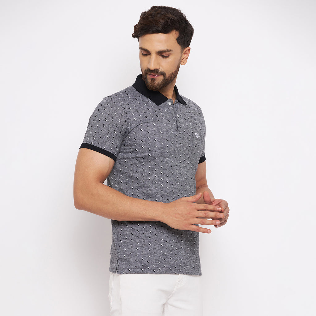 Duke Stardust Men Half Sleeve Cotton T-shirt (LF5378)