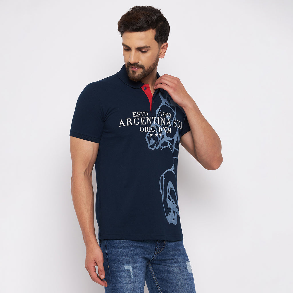 Duke Stardust Men Half Sleeve Cotton T-shirt (LF4829)