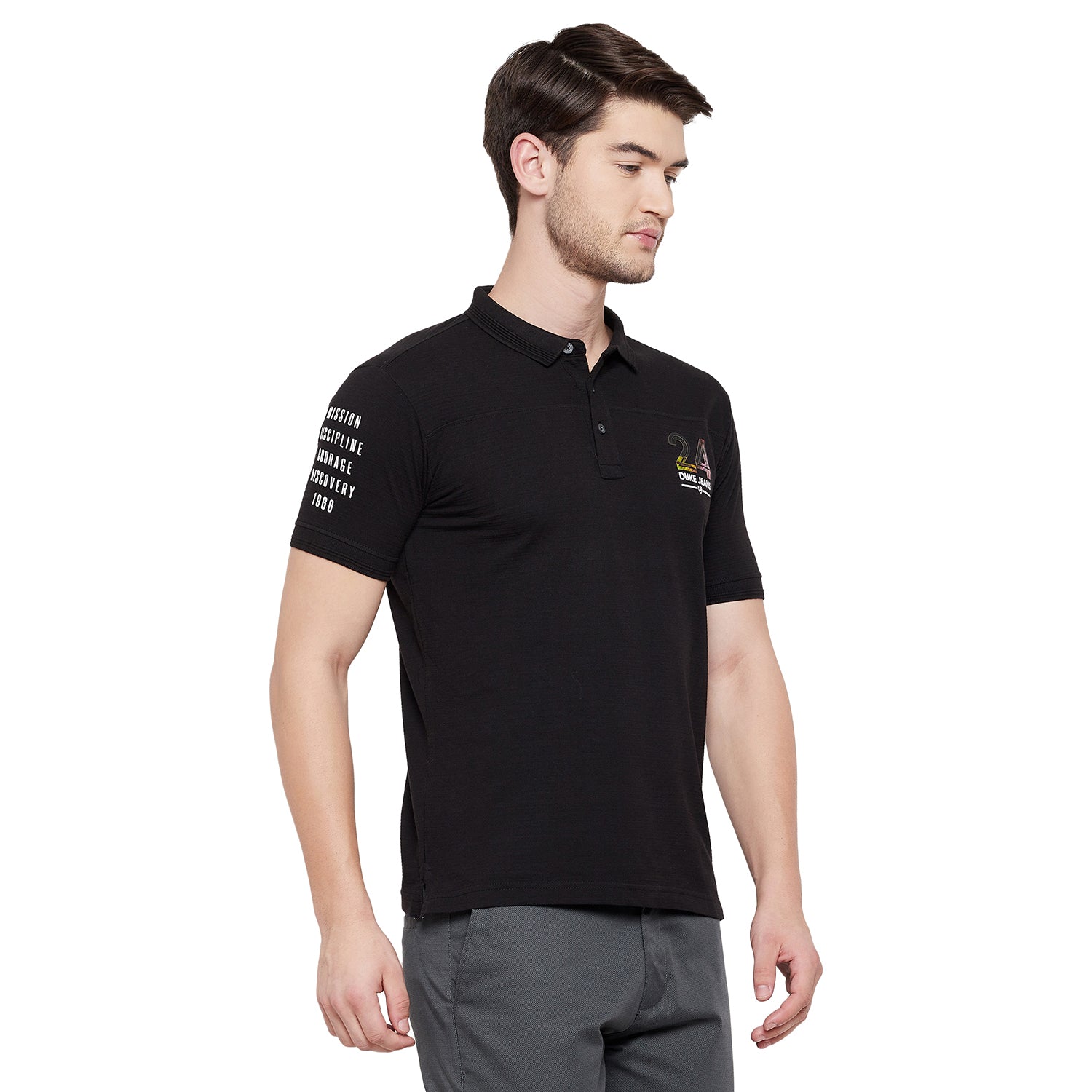 Duke Stardust Men Half Sleeve Cotton T-shirt (LQ4531)