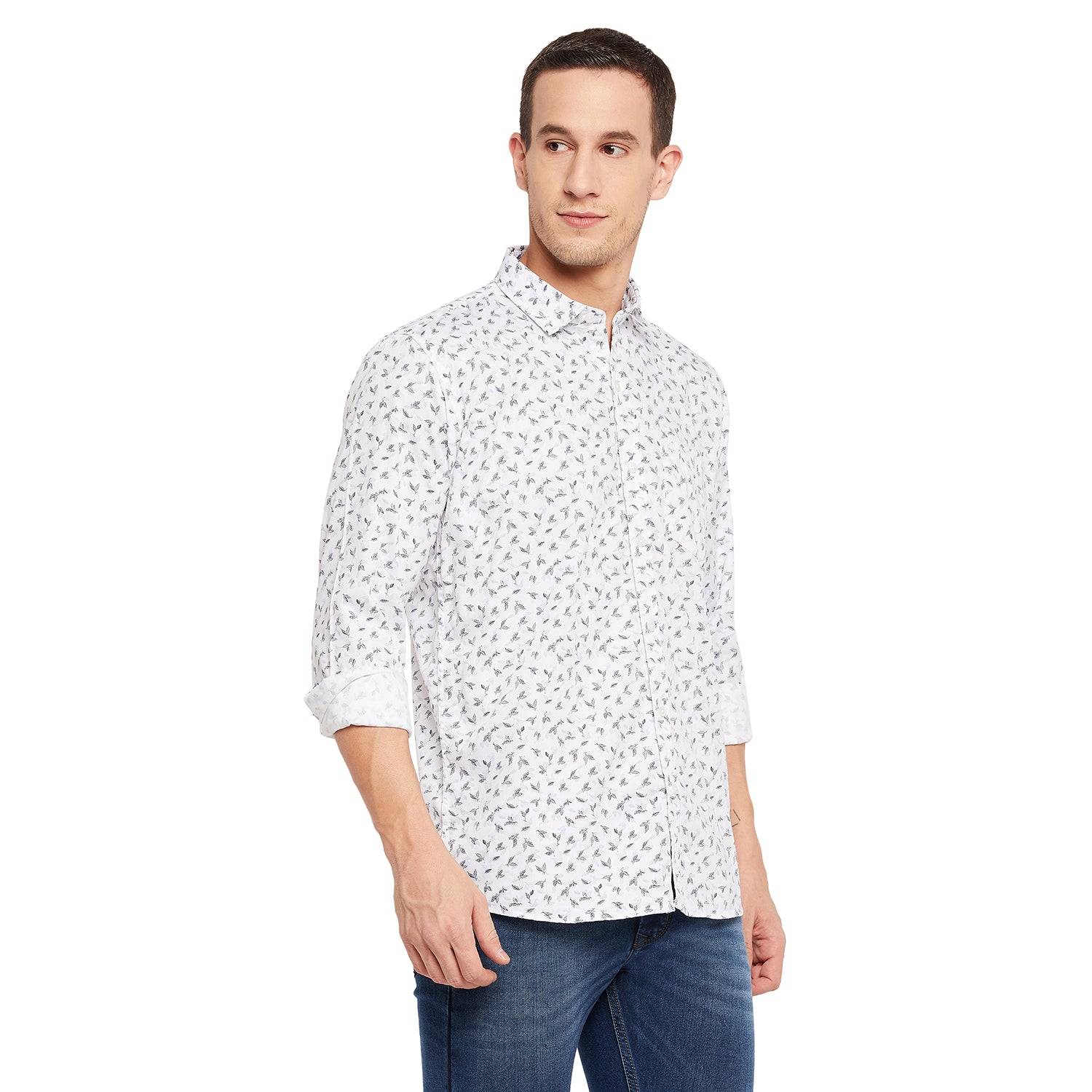 Duke Stardust Men Full Sleeve Cotton Shirt (SDO8PRTH)