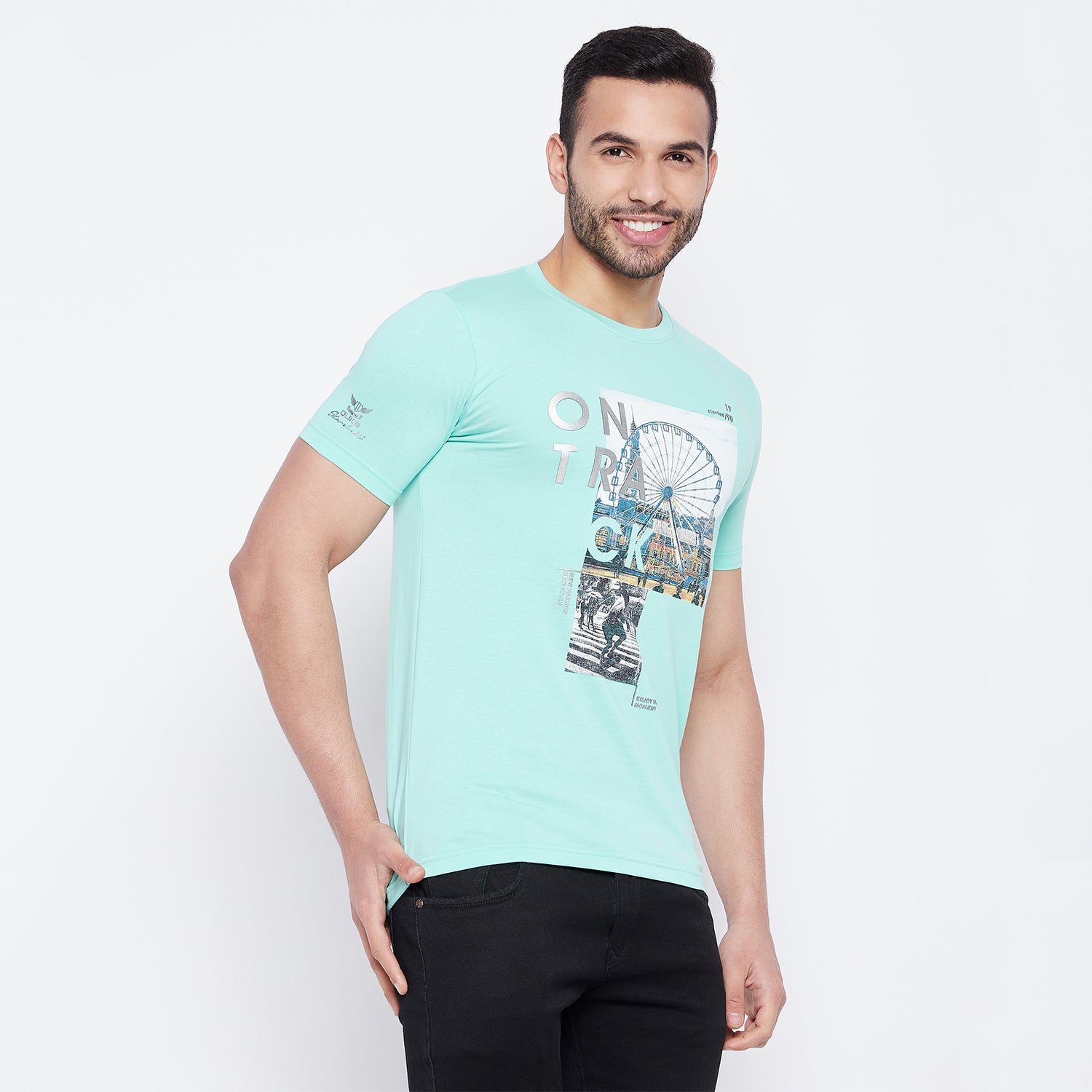 Duke Urban Men Half Sleeve Cotton T-shirt (LF5753)