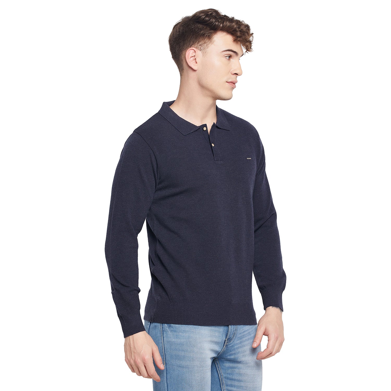 Duke Urban Men Collared Neck Full Sleeve Sweater (SDS711)