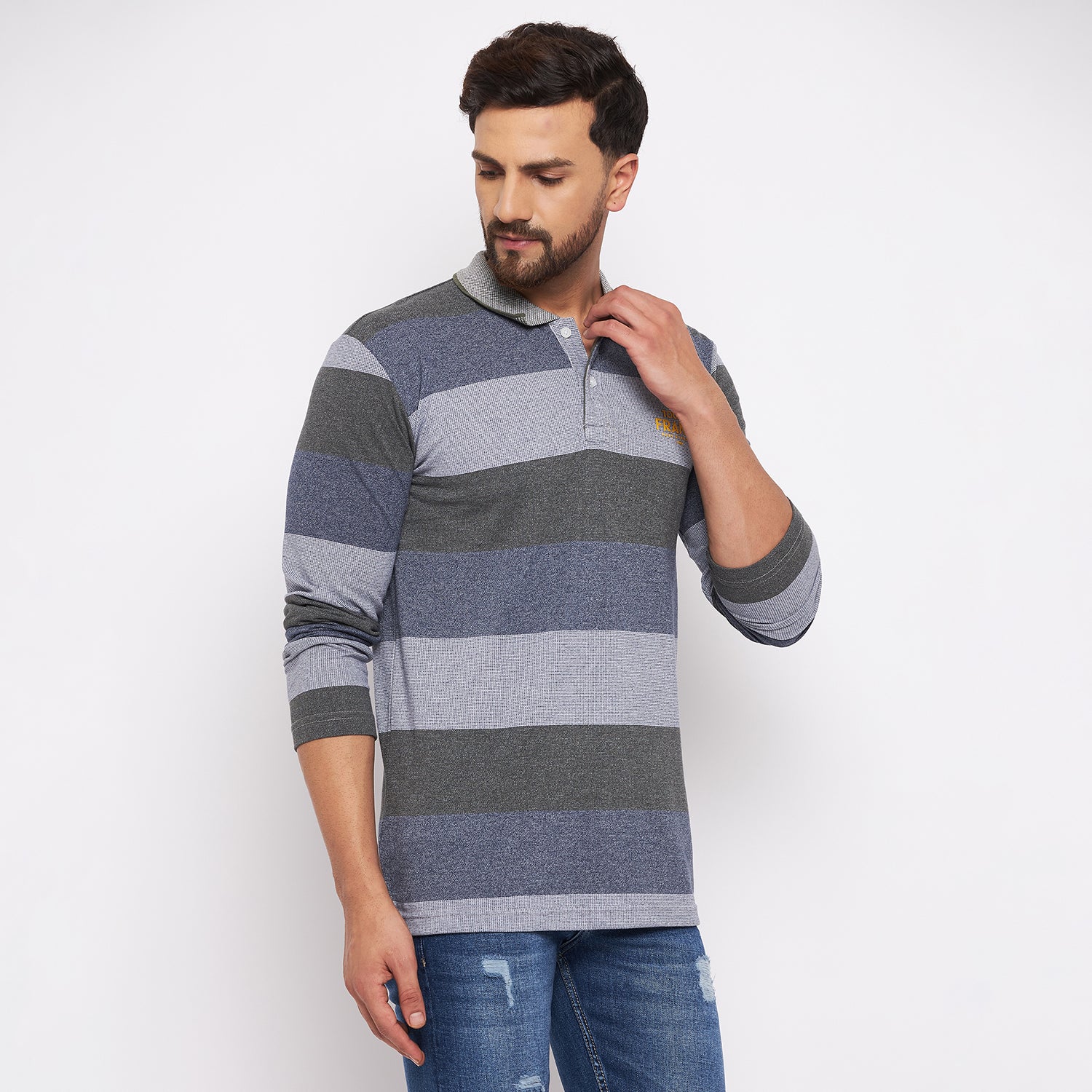 Duke Stardust Men Full Sleeve Cotton T-shirt (LF3906)