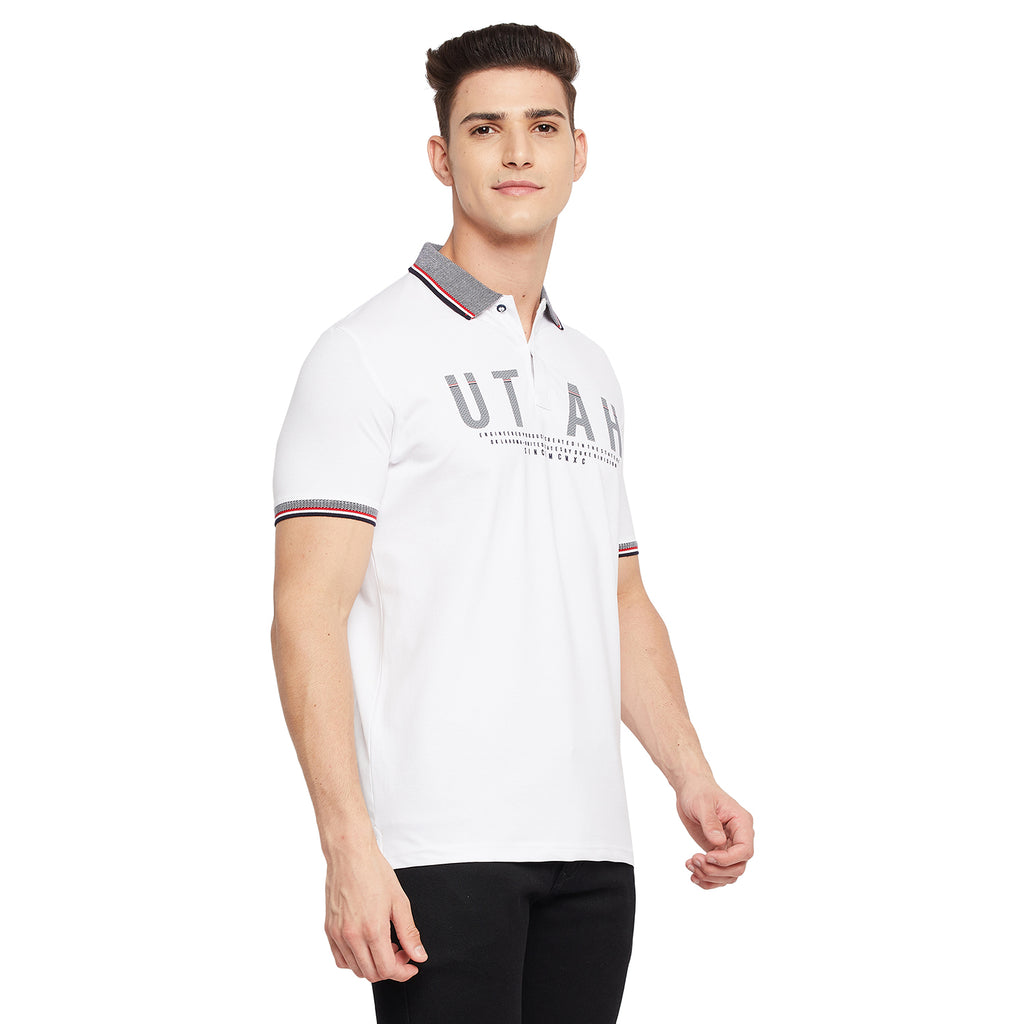 Duke Stardust Men Half Sleeve Cotton T-shirt (LF5189)