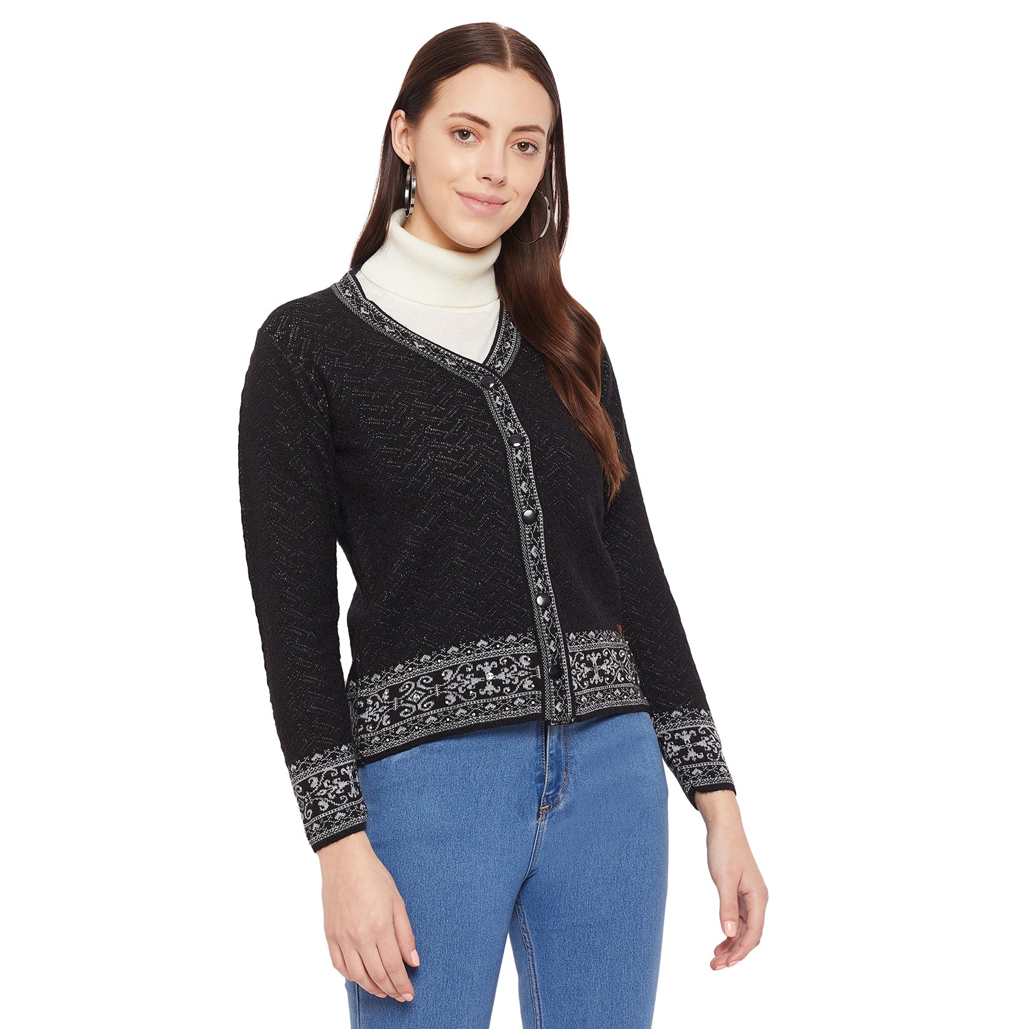 Duke Urban Women Full Sleeve Cardigan (SDS9623)