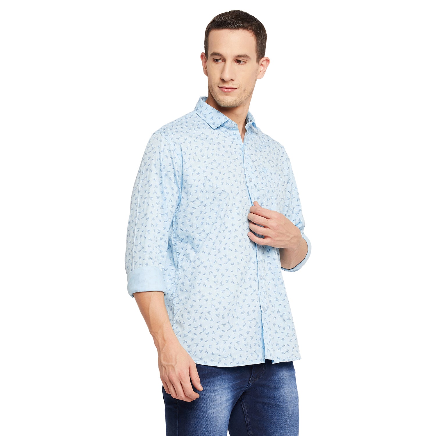Duke Stardust Men Full Sleeve Cotton Shirt (SDO8PRTH)