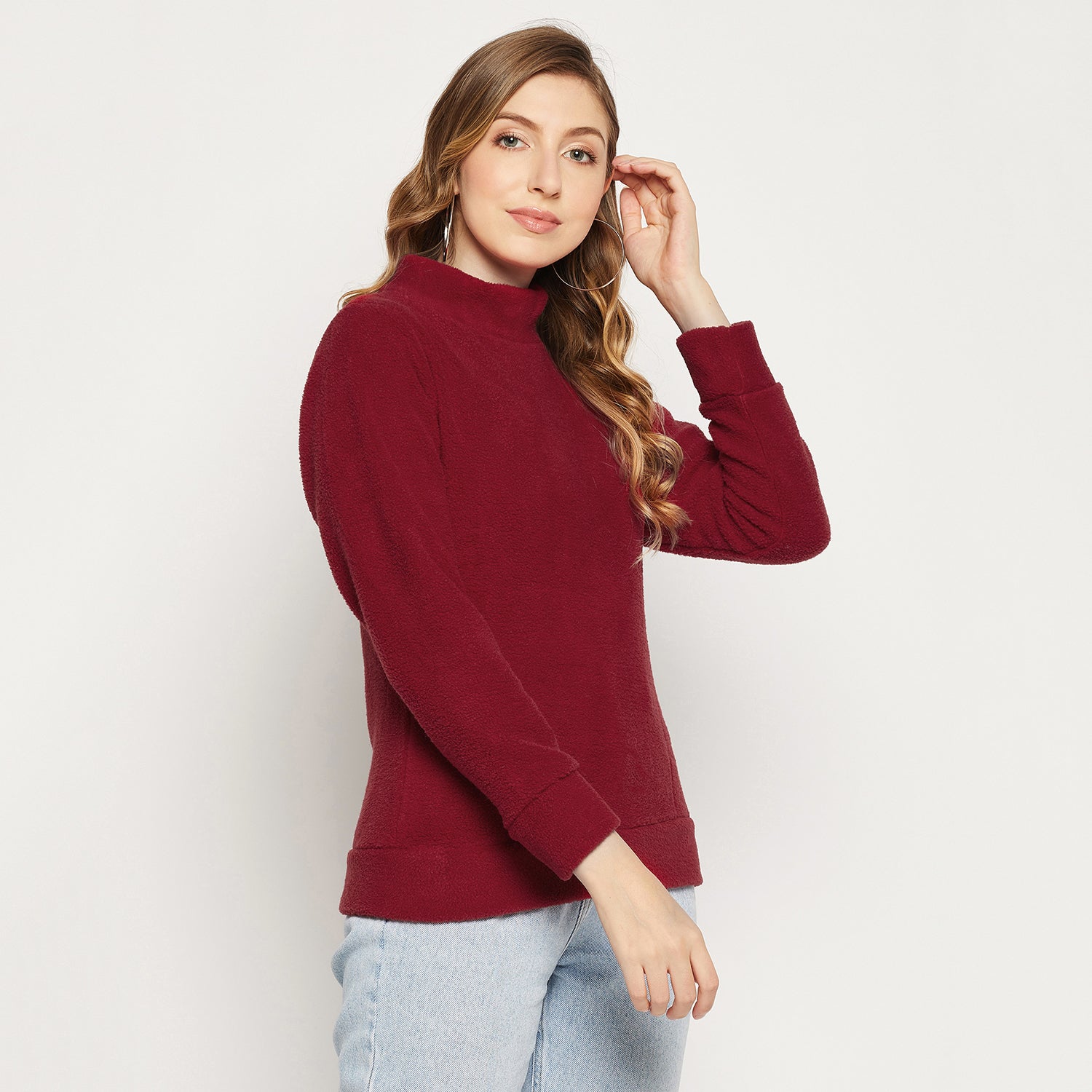 Duke Stardust Women High Neck Sweatshirt (LFX803)