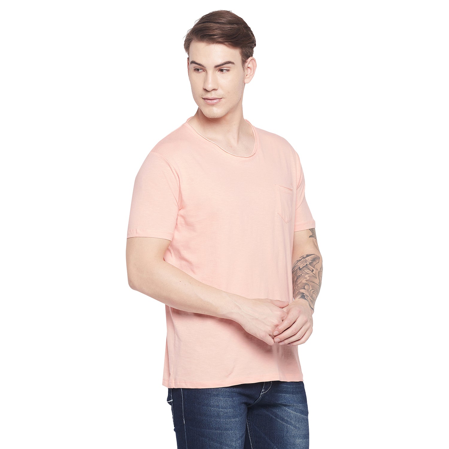 Duke Urban Men Half Sleeve Cotton T-shirt (LF5490)
