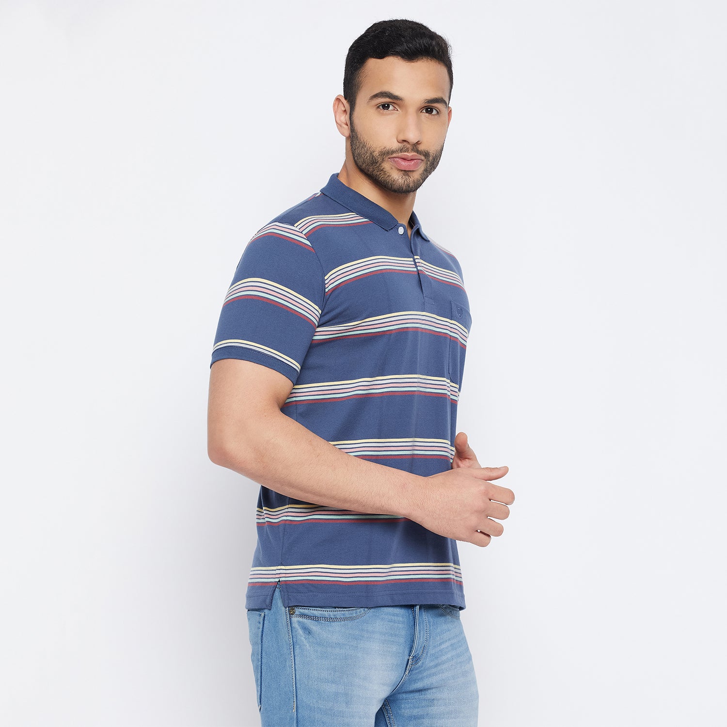 Duke Stardust Men Half Sleeve Cotton T-shirt (LF5805)